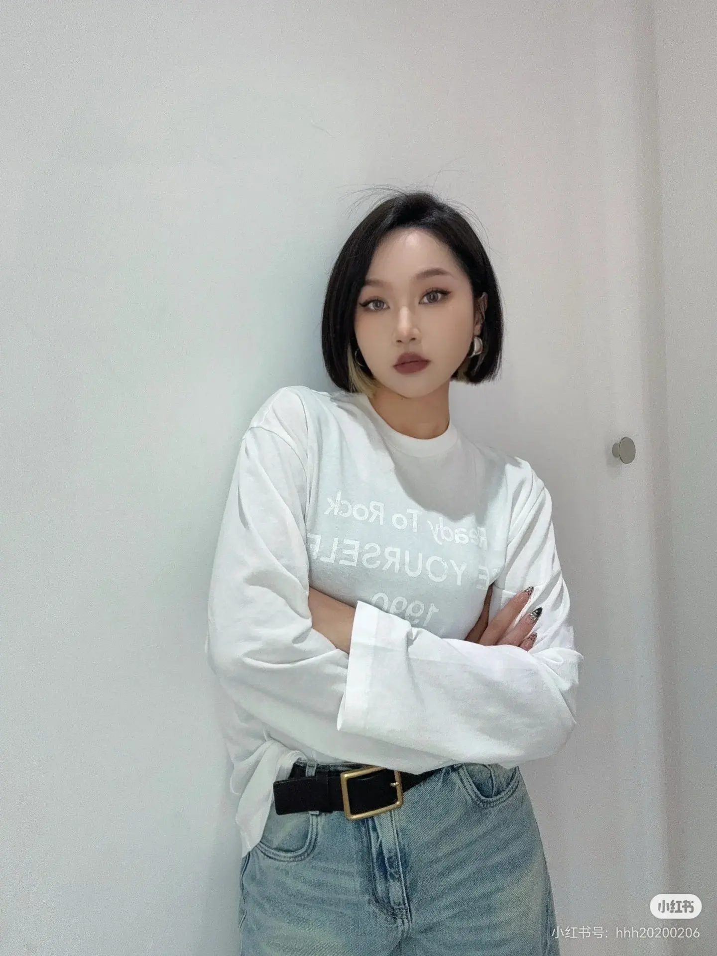 1996 Logo-Print Linen-Blend Long-Sleeve T-Shirt D14023758 — view 7