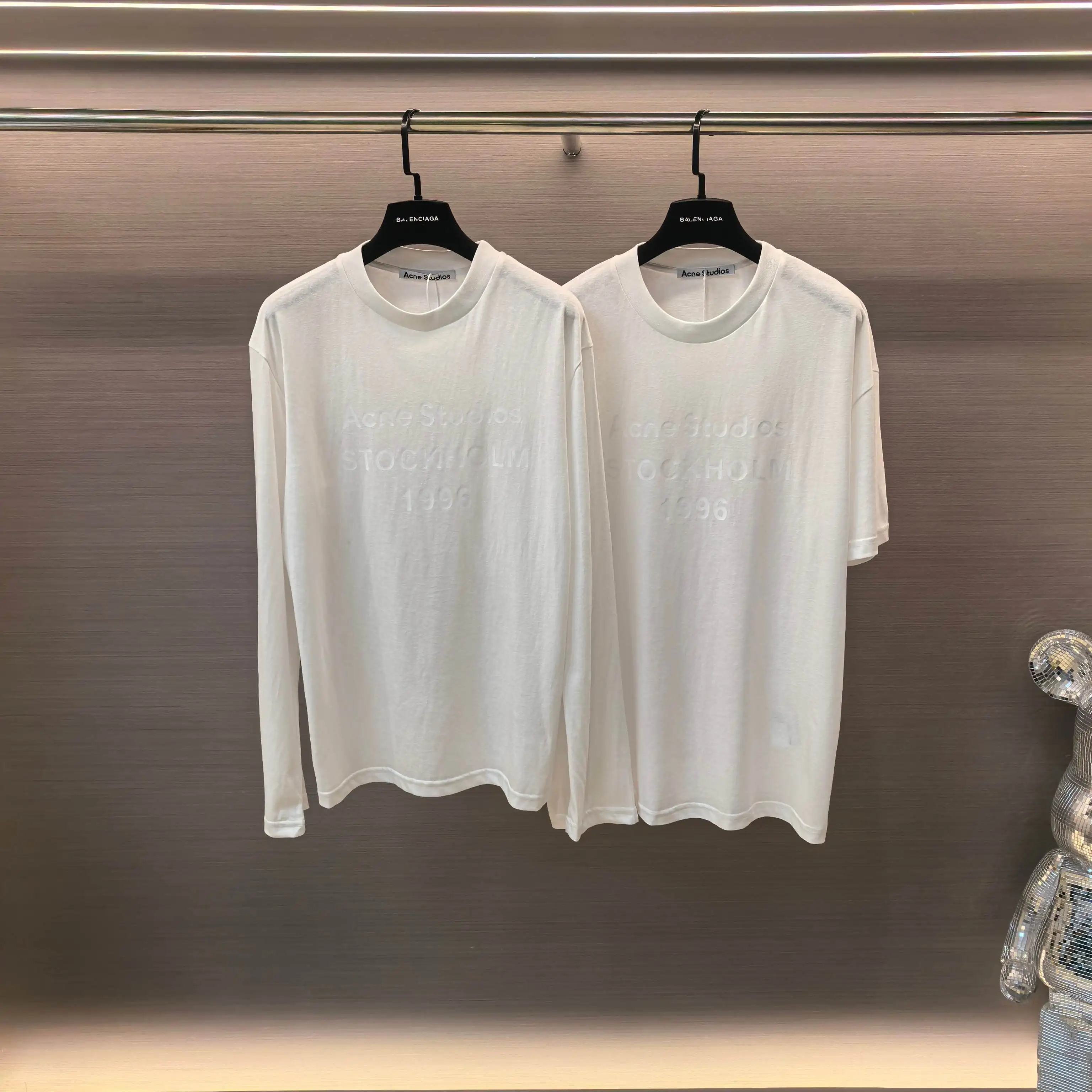 1996 Logo-Embossed Linen-Blend T-Shirt D14023757