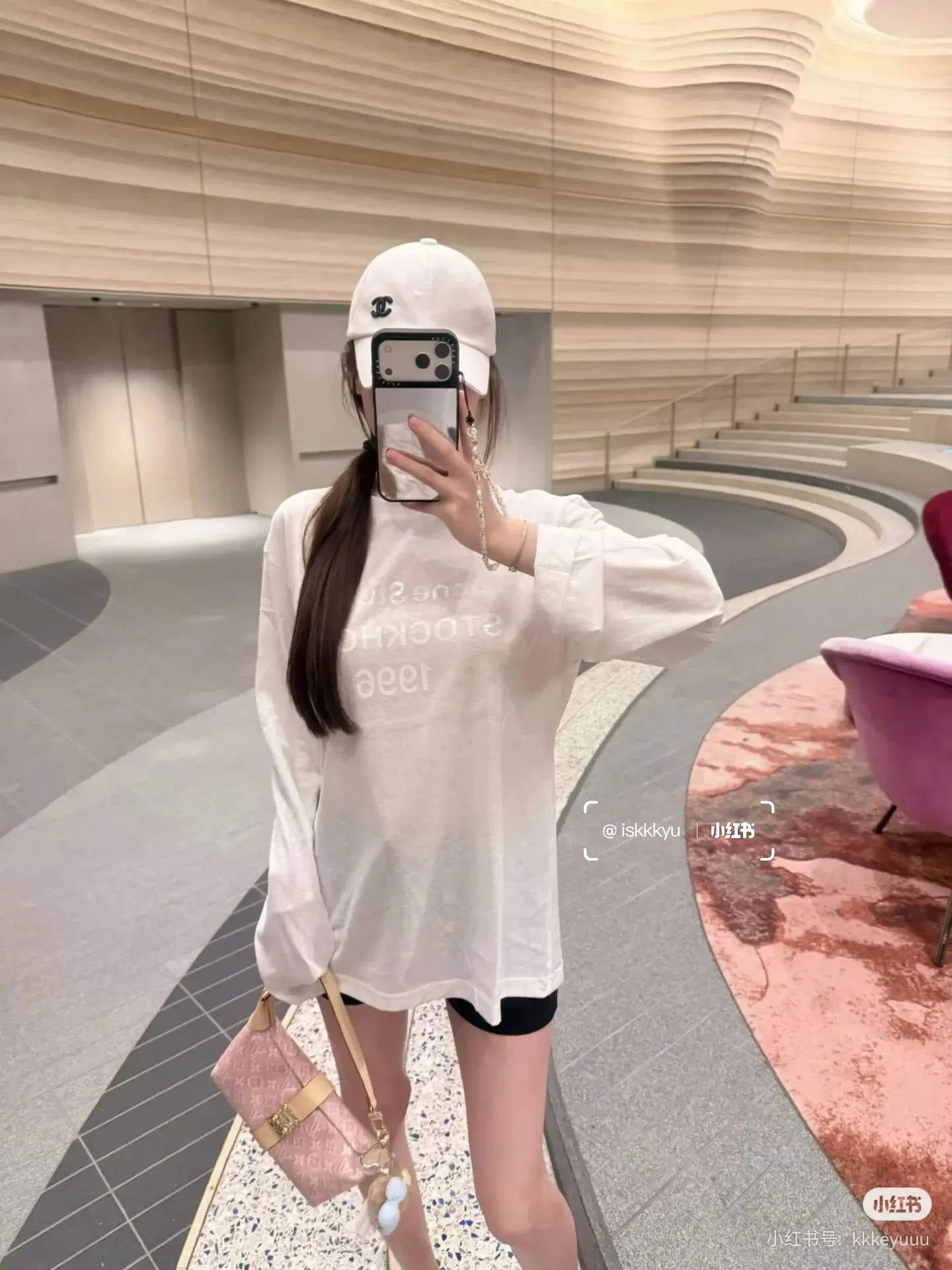 1996 Logo-Print Linen-Blend Long-Sleeve T-Shirt D14023756 — view 6
