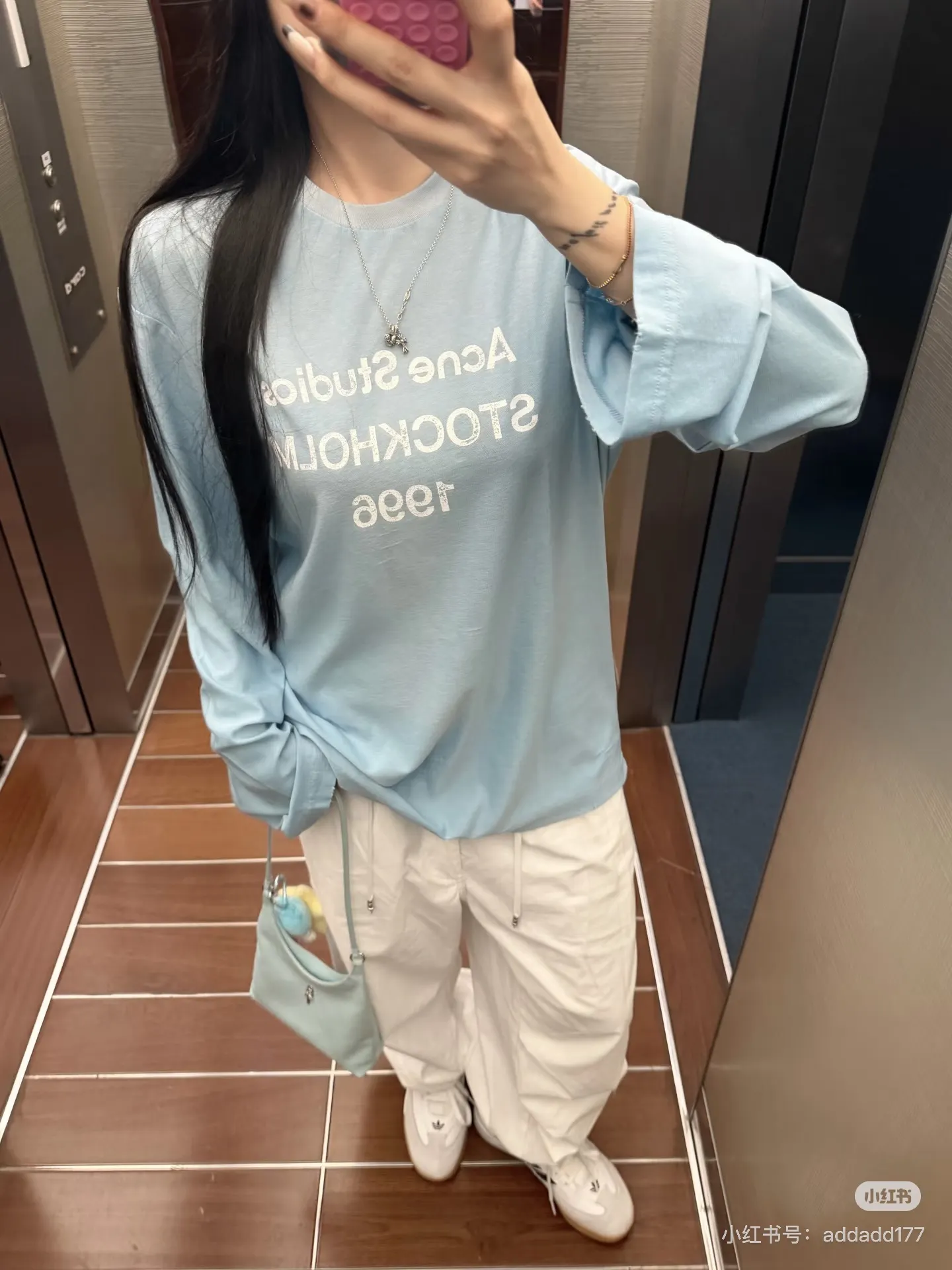 1996 Logo Distressed Long-Sleeve T-Shirt D14023830 — view 5