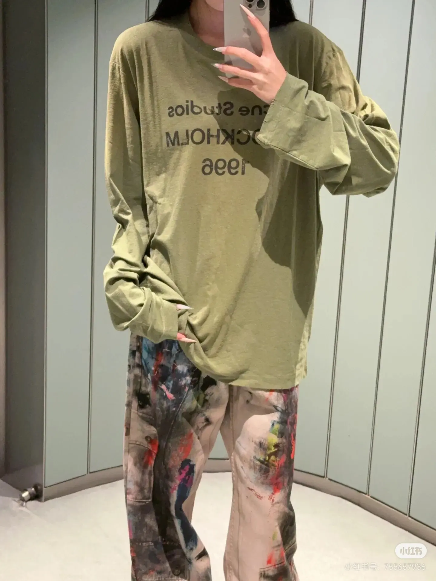 1996 Logo Long-Sleeved T-Shirt D14023823 — view 8