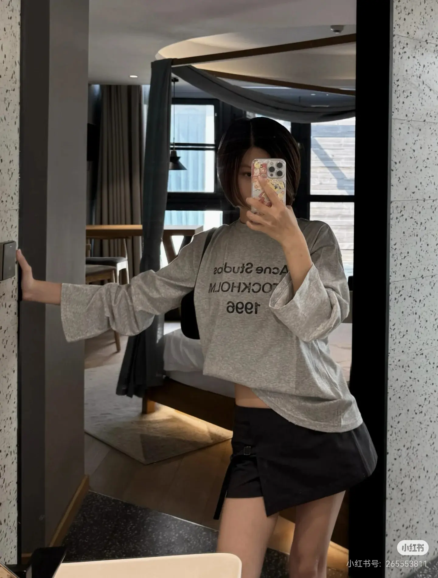Acne Studios 1996 Distressed Long-Sleeve T-Shirt D14023817 — view 2