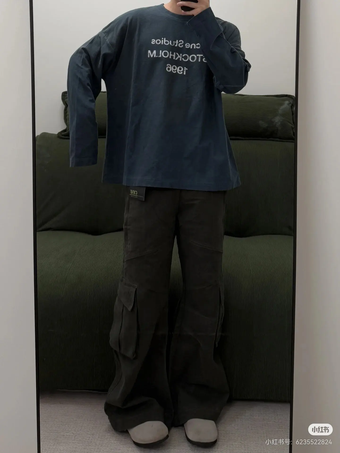 Acne Studios 1996 Logo Long-Sleeve T-Shirt D14023820 — view 4