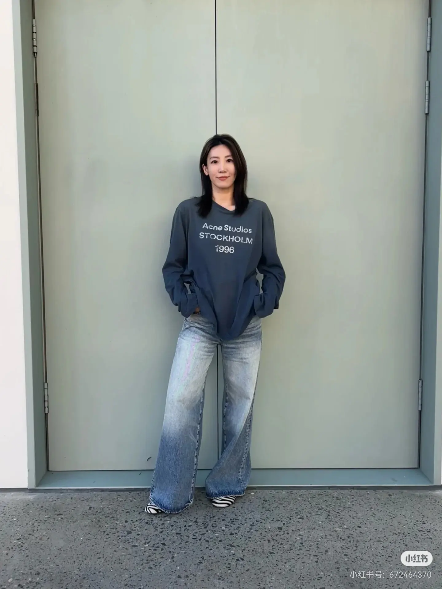 Acne Studios 1996 Logo Long-Sleeve T-Shirt D14023820 — view 6