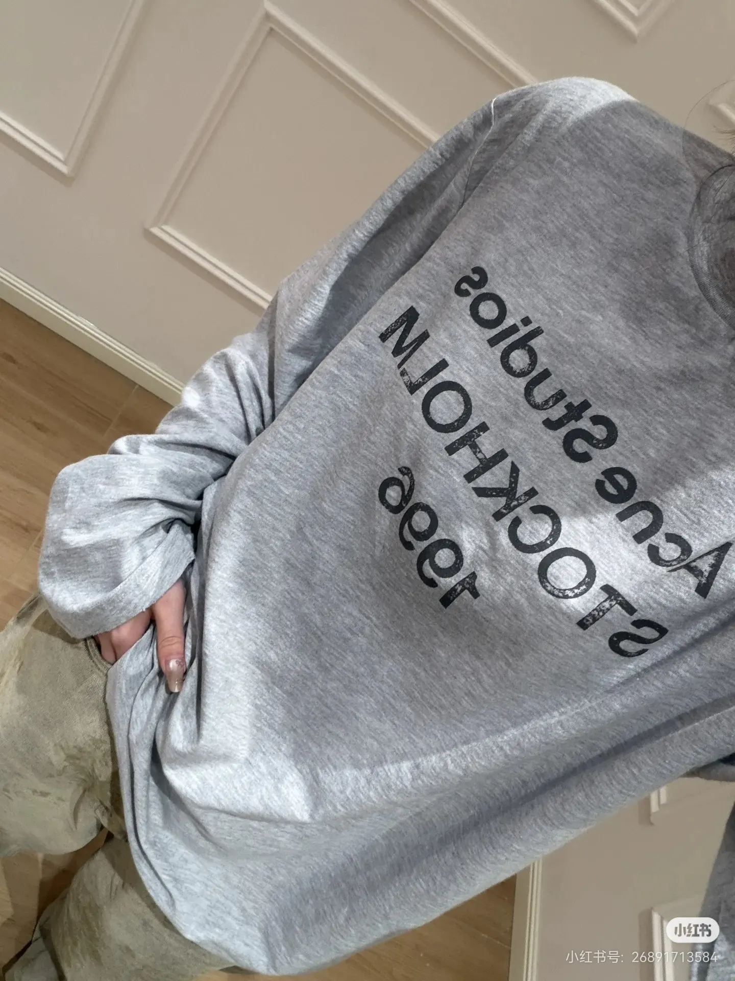 1996 Logo Oversized Long-Sleeve T-Shirt D14023816 — view 8