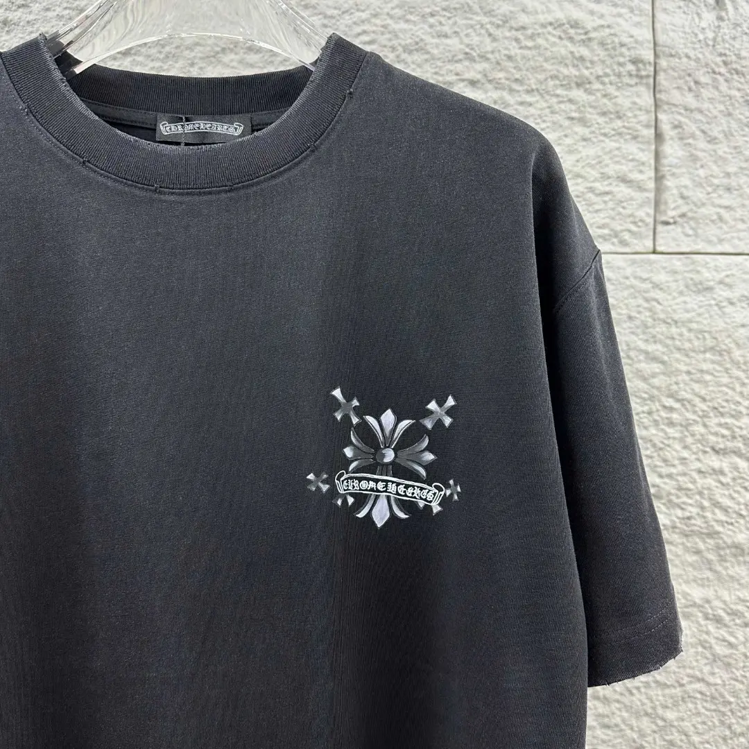 Chrome Hearts Distressed Logo Print T-Shirt D14019634 — view 4