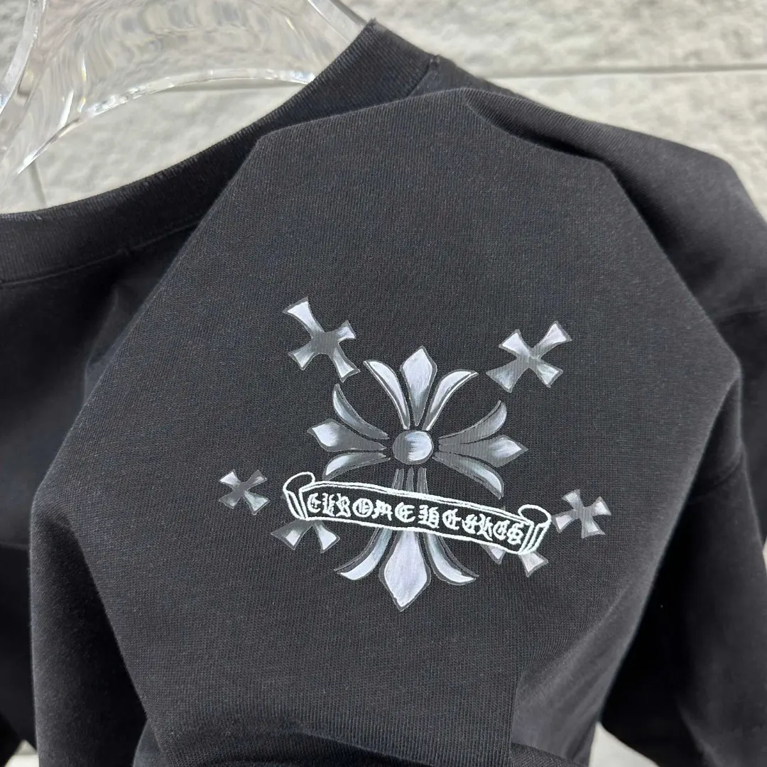 Chrome Hearts Distressed Logo Print T-Shirt D14019634 — view 5
