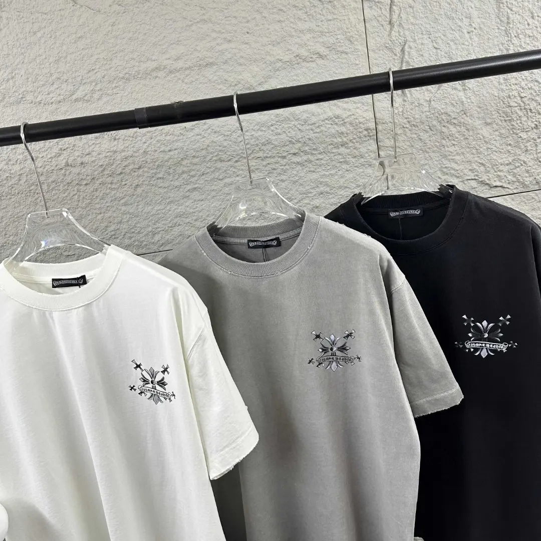 Chrome Hearts Distressed Graphic Print T-Shirt D14019635 — view 9