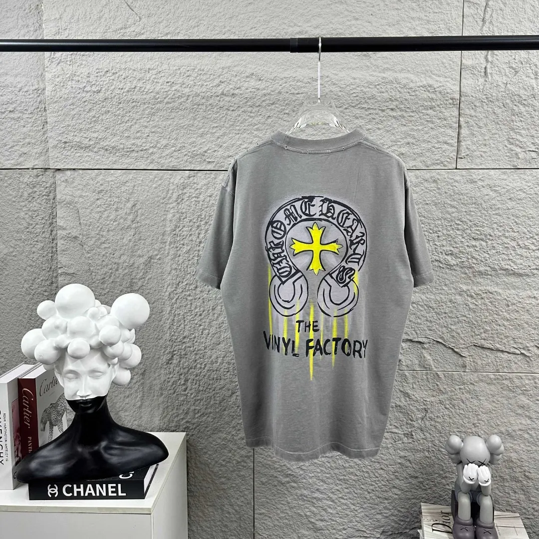 Chrome Hearts The Vinyl Factory Distressed T-Shirt D14019631