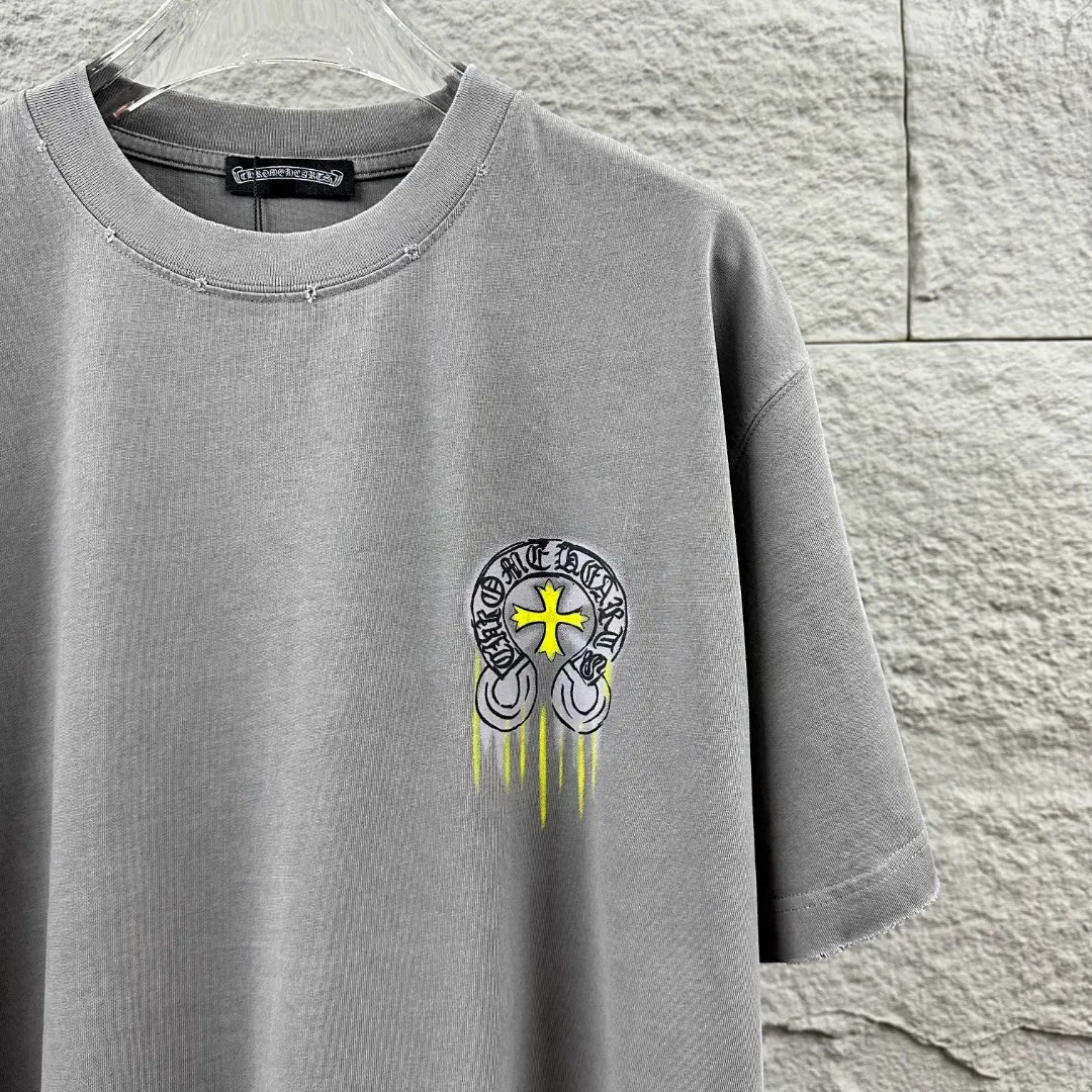 Chrome Hearts The Vinyl Factory Distressed T-Shirt D14019631 — view 3