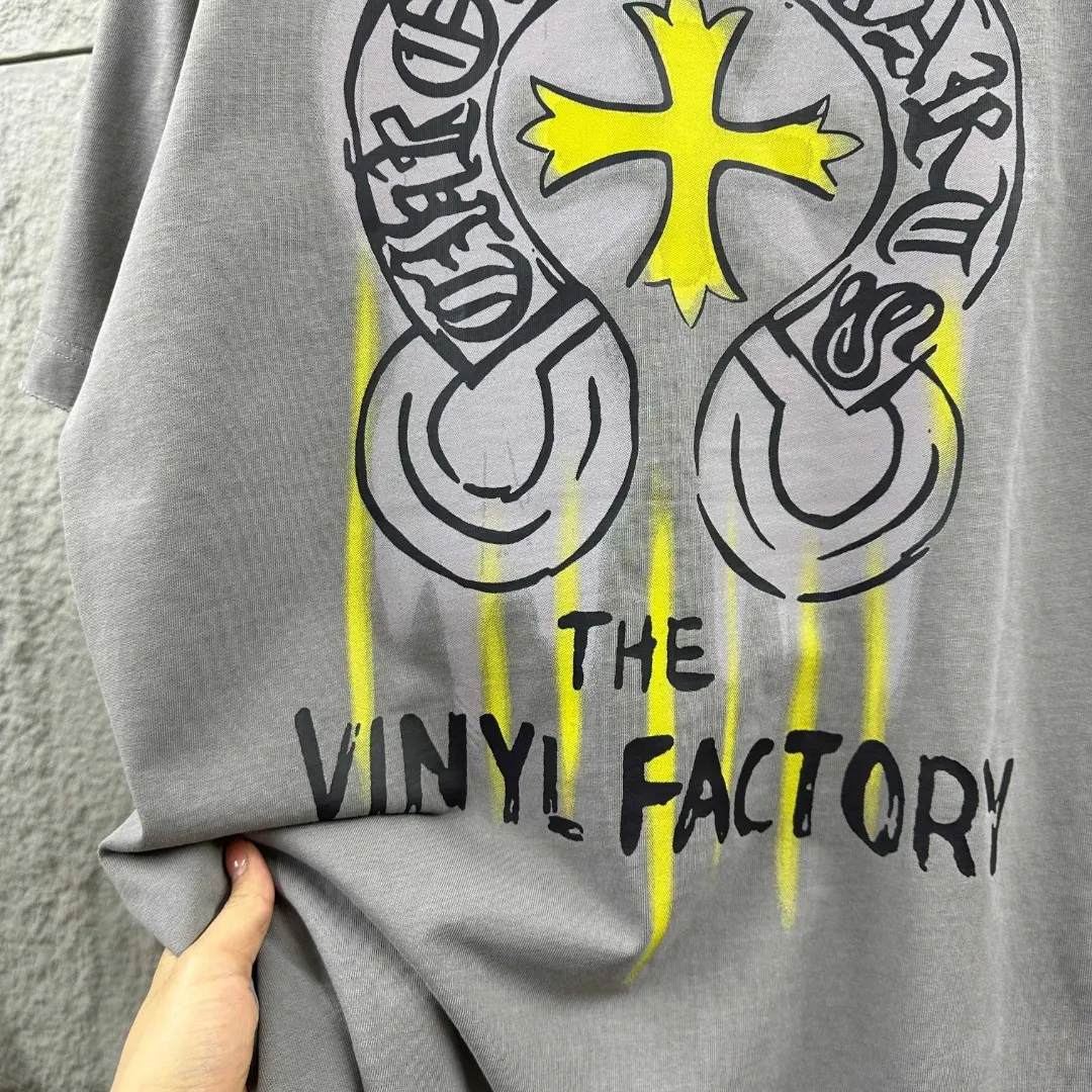 Chrome Hearts The Vinyl Factory Distressed T-Shirt D14019631 — view 7