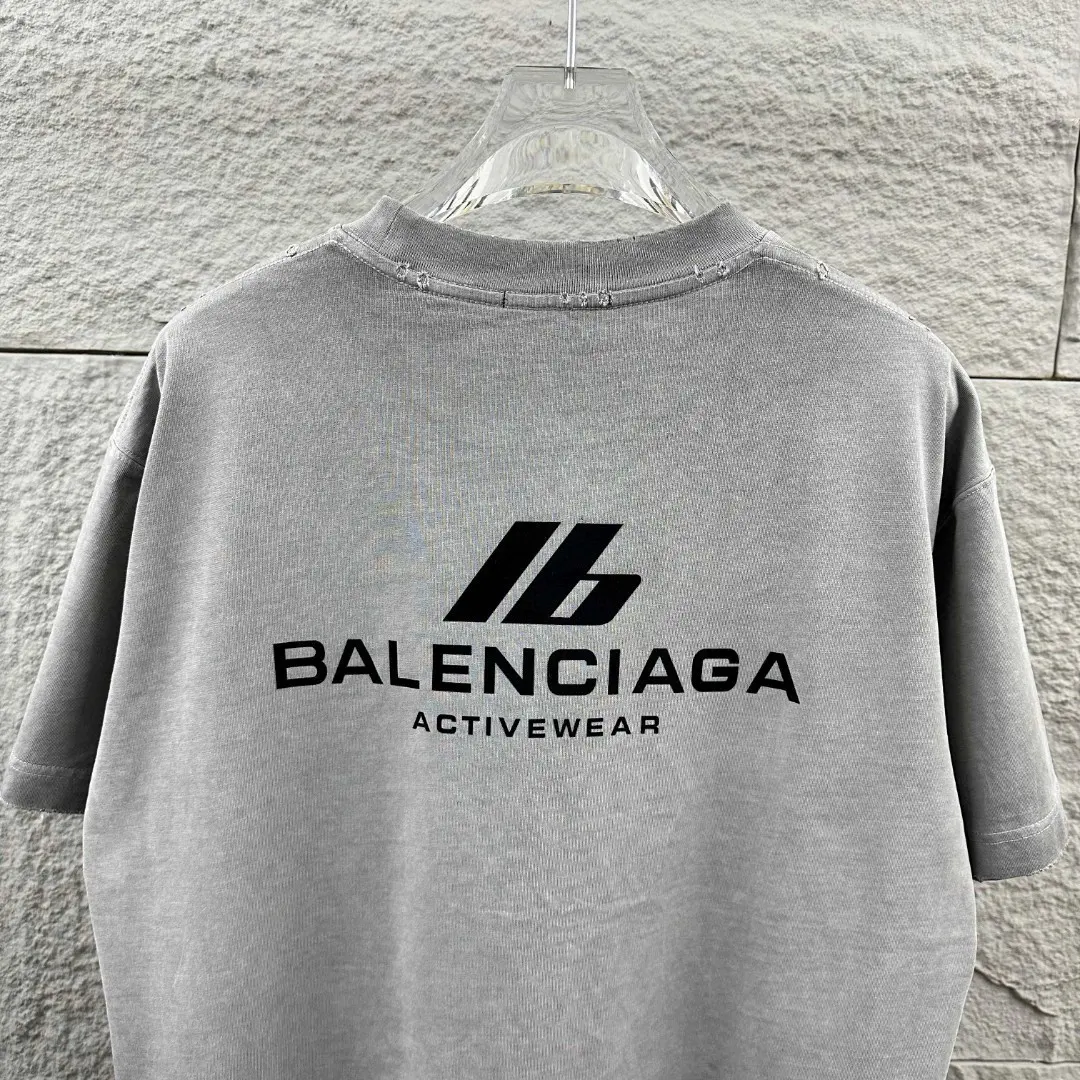 Logo-Flocked Distressed Washed Cotton T-Shirt D14512494 — view 4