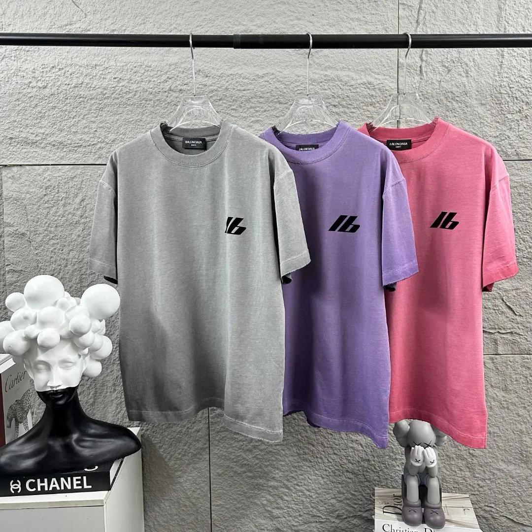 Logo-Flocked Distressed Washed Cotton T-Shirt D14512494 — view 8