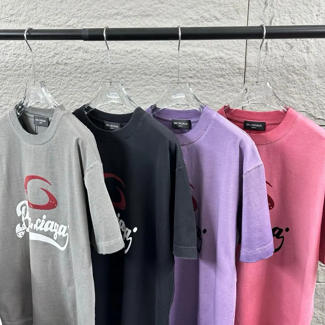 Logo-Flocked Distressed Cotton T-Shirt D14512489 — view 7