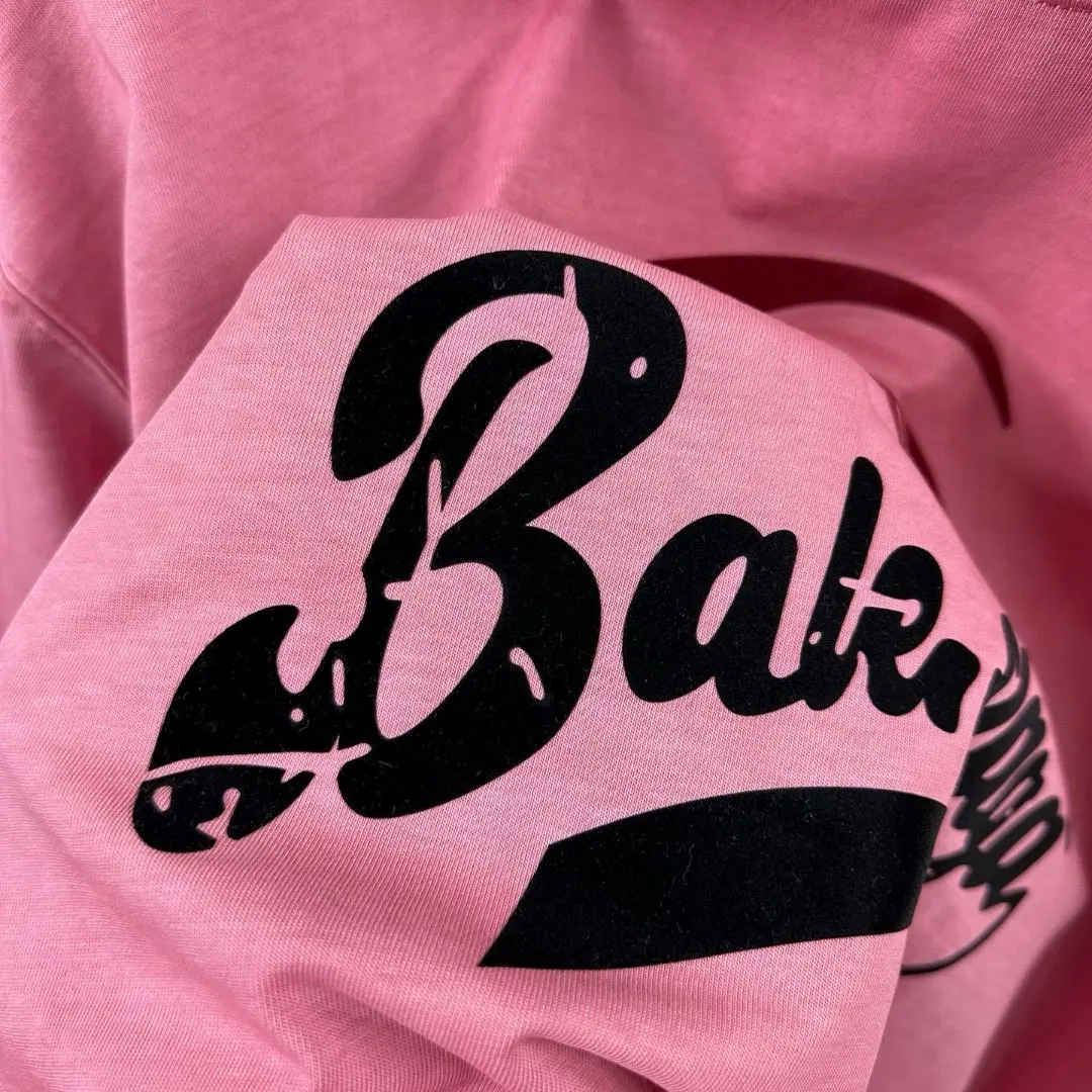Logo Flocked Distressed Cotton T-Shirt D14512490 — view 5