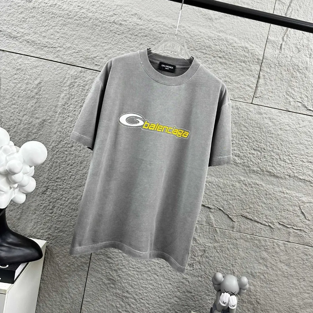 Distressed Logo-Embellished Cotton T-Shirt D14512485 — view 3