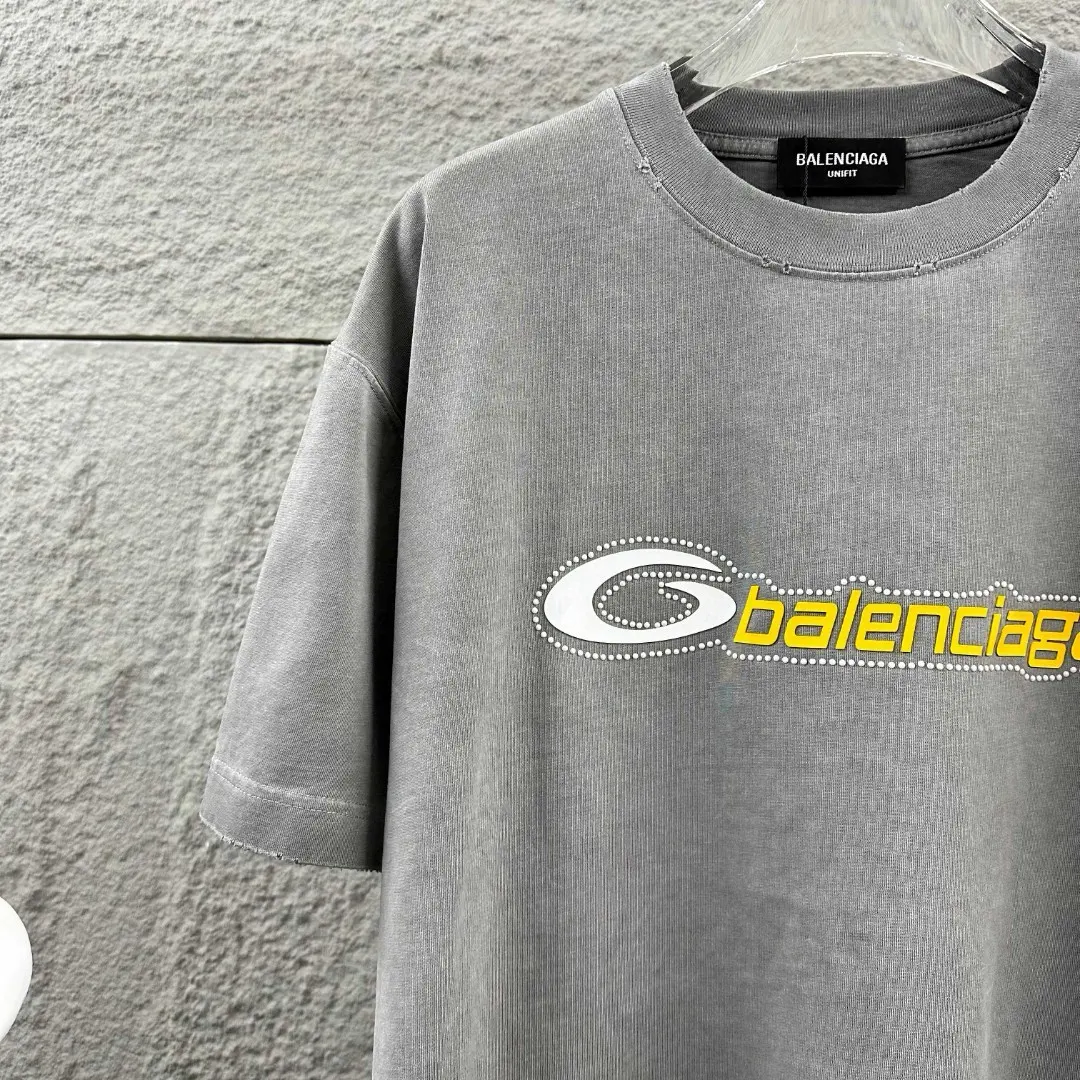 Distressed Logo-Embellished Cotton T-Shirt D14512485 — view 4