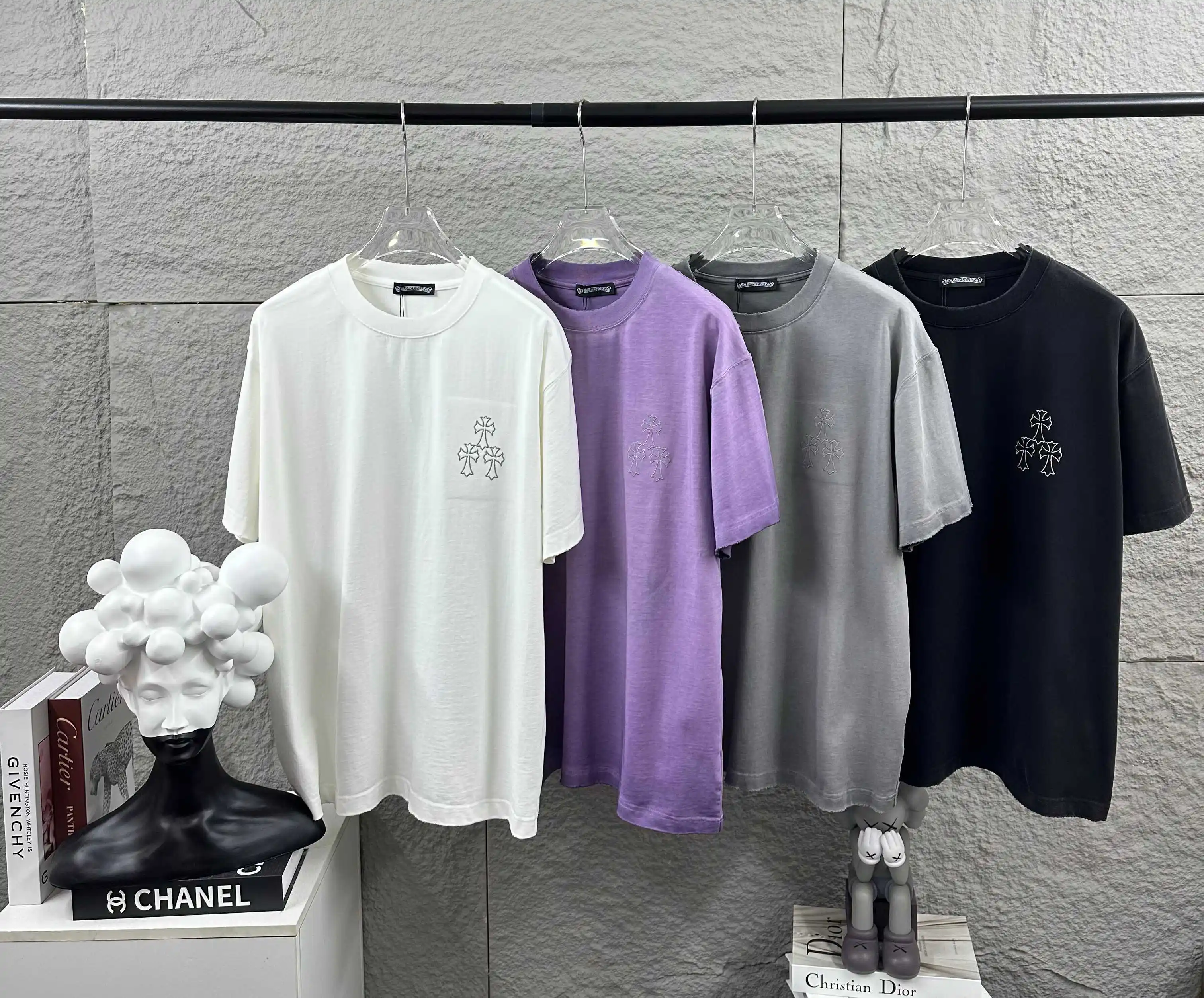 Distressed Logo Graphic Cotton T-Shirt D14512504 — view 8