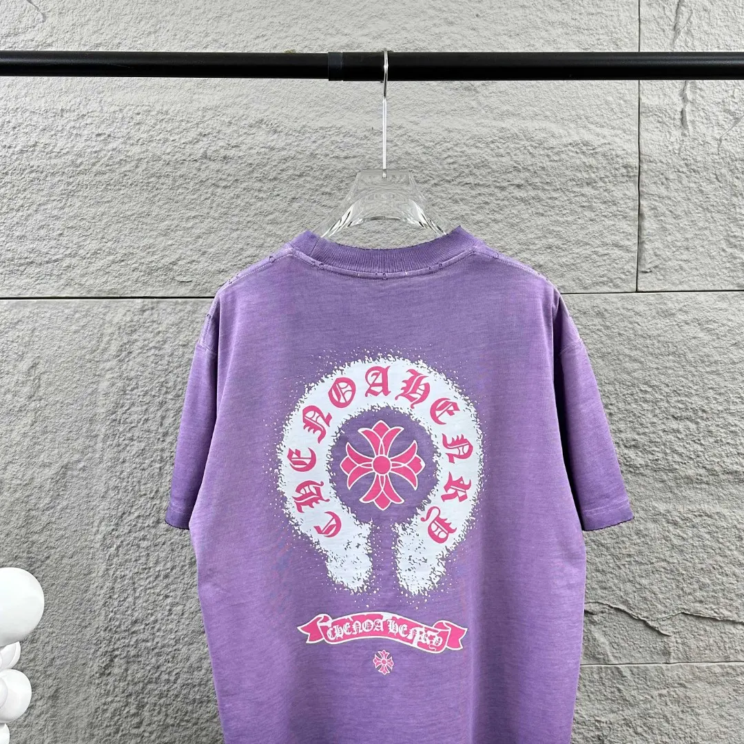 Chrome Hearts Distressed Logo Print T-Shirt D14519639 — view 5