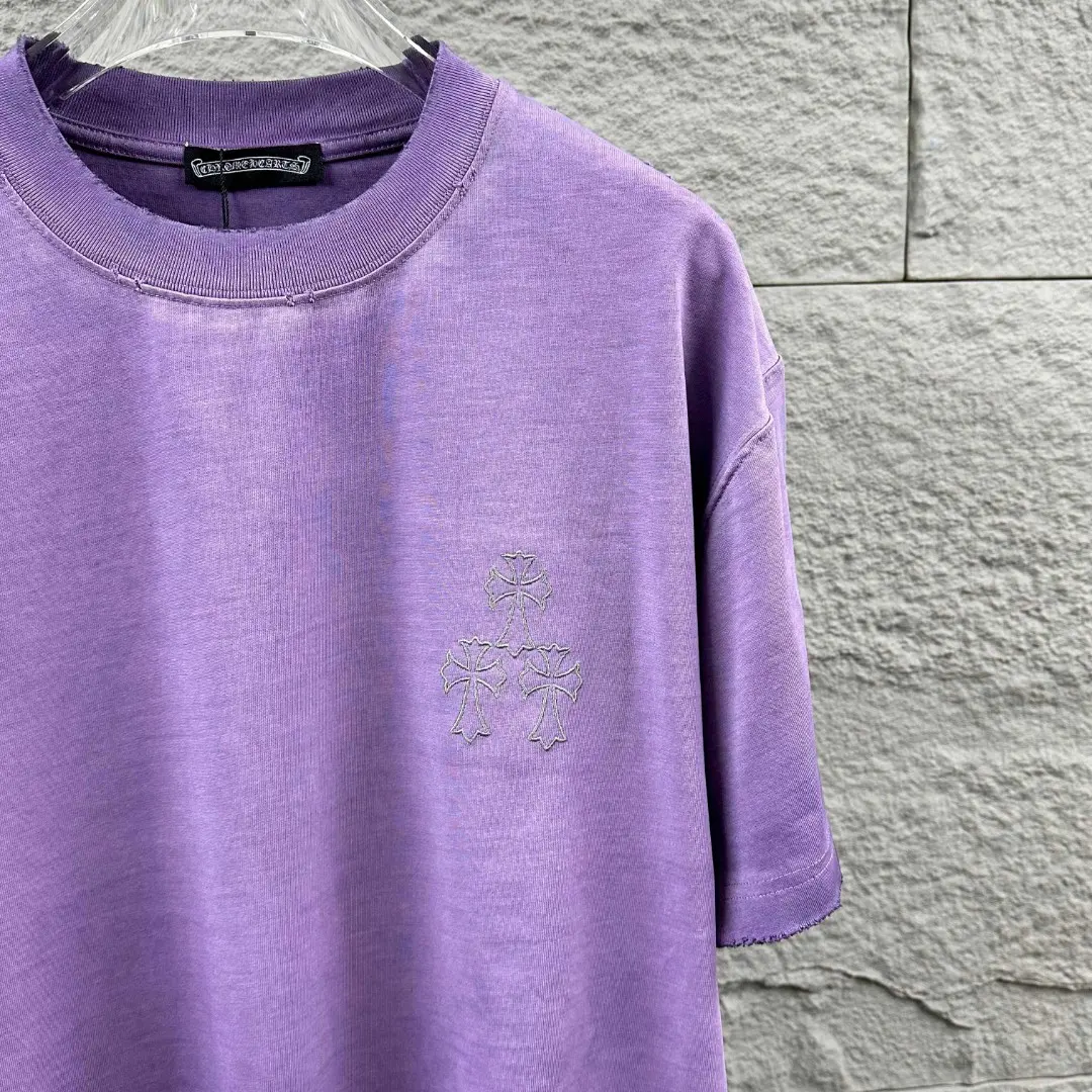 Chrome Hearts Distressed Logo Print T-Shirt D14519639 — view 7