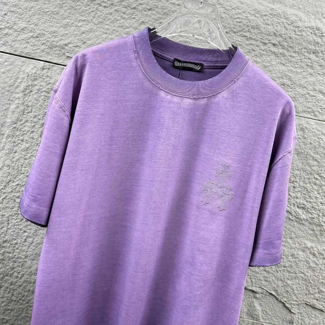 Chrome Hearts Distressed Logo Print T-Shirt D14519639 — view 8