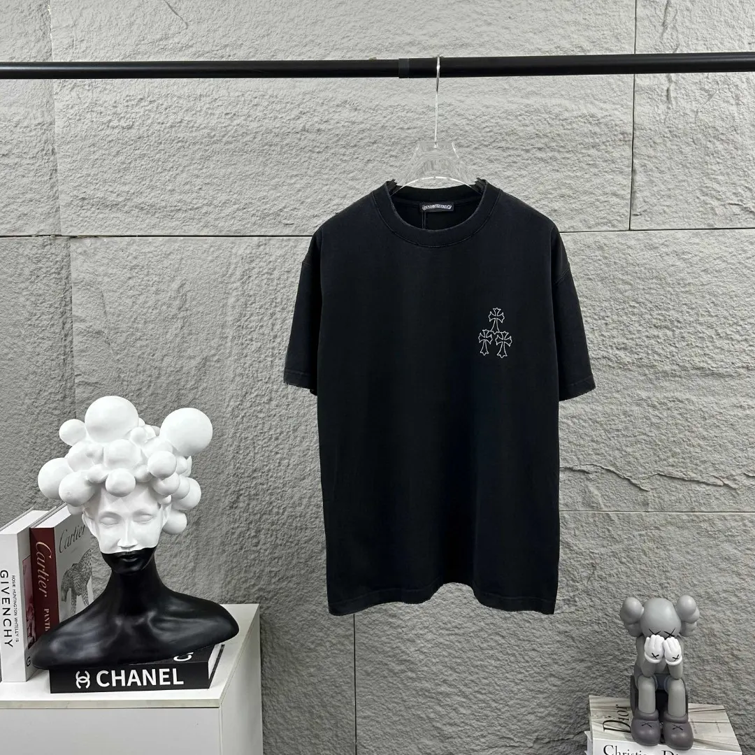 Distressed Logo Graphic Cotton T-Shirt D14519637 — view 2