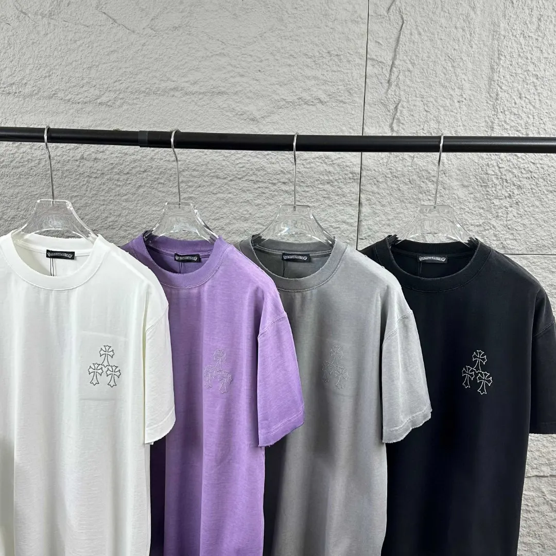 Distressed Logo Graphic Cotton T-Shirt D14519637 — view 7