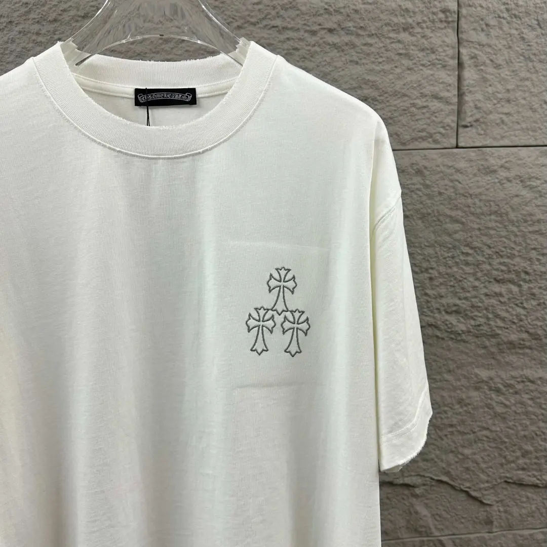 Distressed Logo Print Cotton T-Shirt D14519636 — view 3