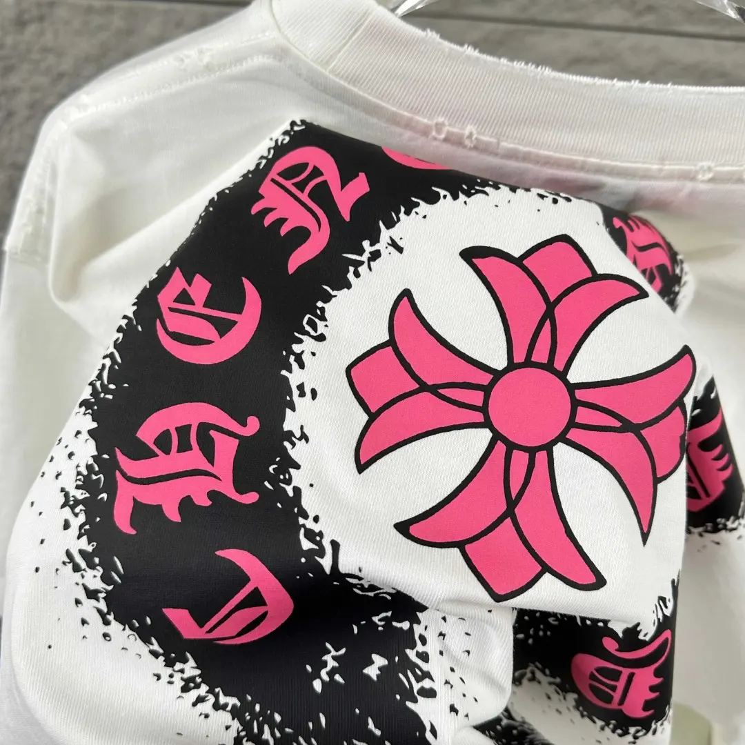 Distressed Logo Print Cotton T-Shirt D14519636 — view 4