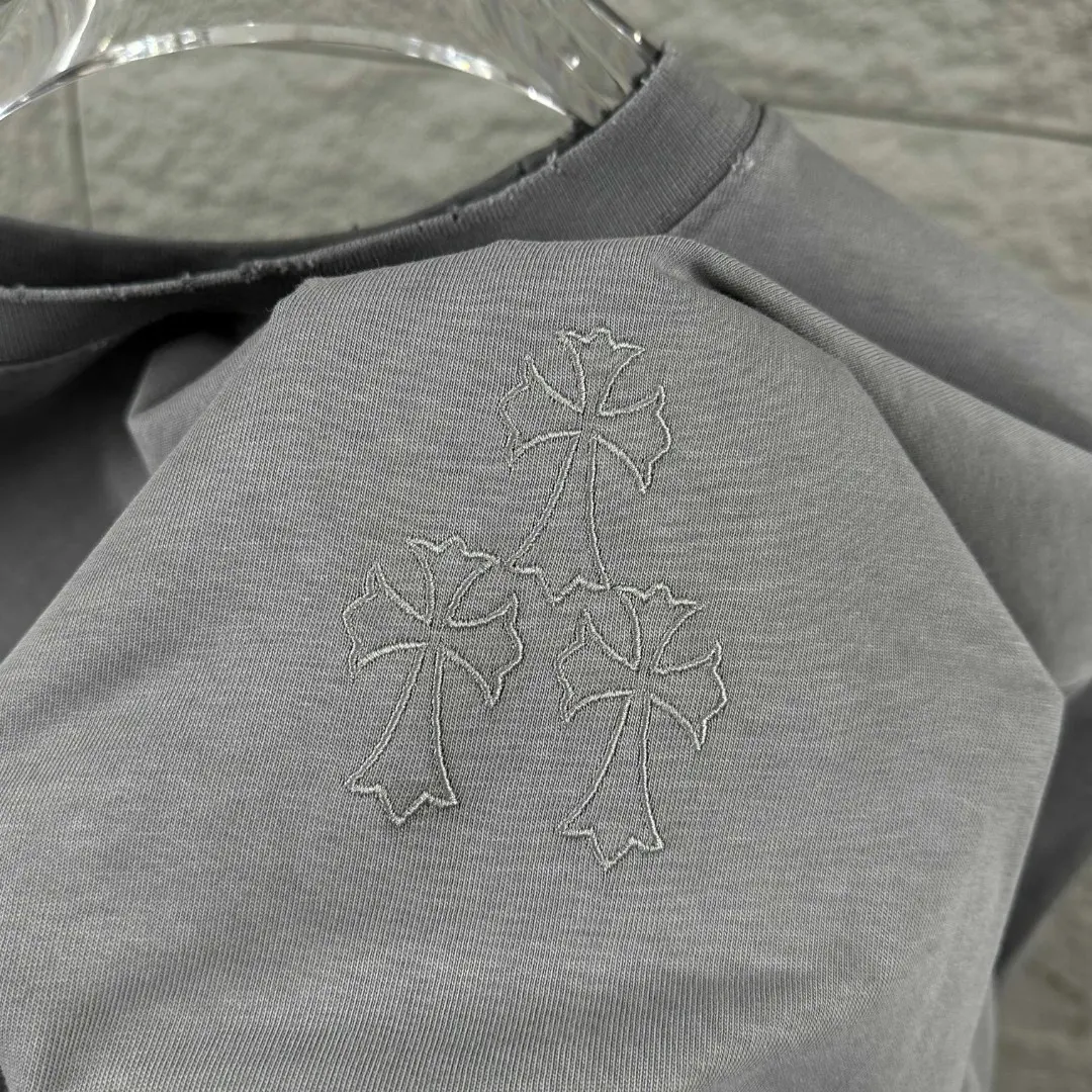 Distressed Logo Print Cotton T-Shirt D14519638 — view 5