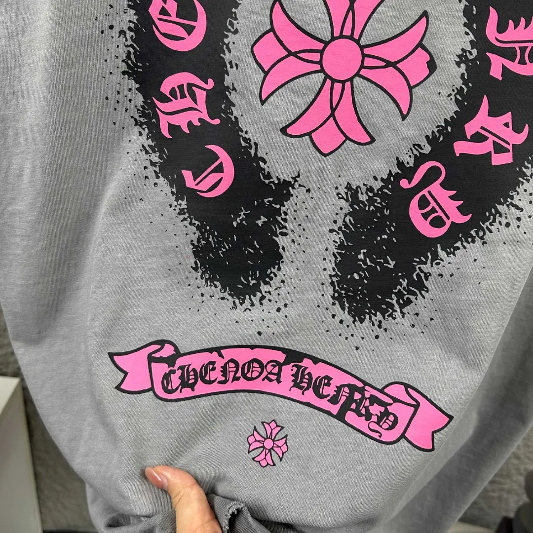 Distressed Logo Print Cotton T-Shirt D14519638 — view 7