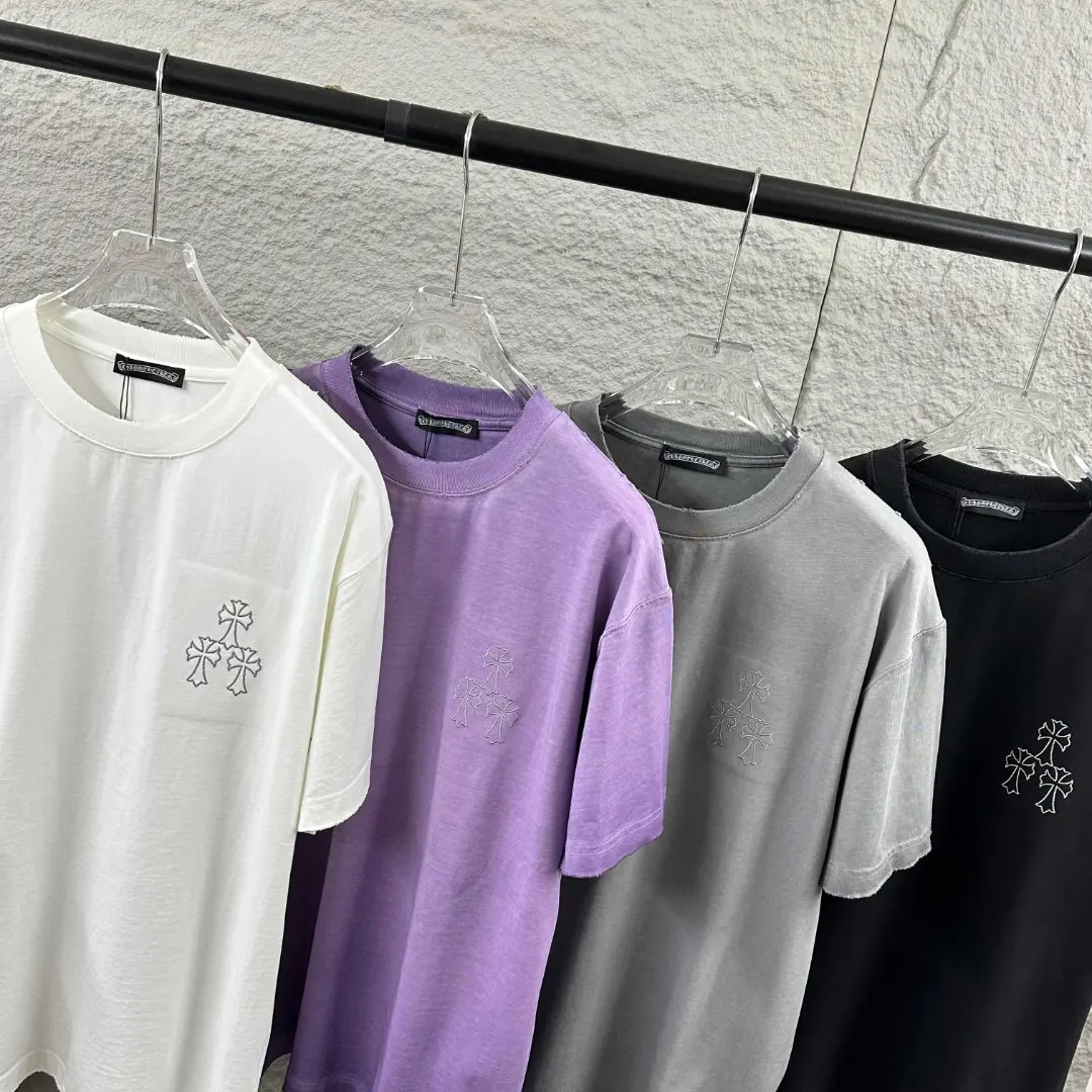 Distressed Logo Print Cotton T-Shirt D14519638 — view 8