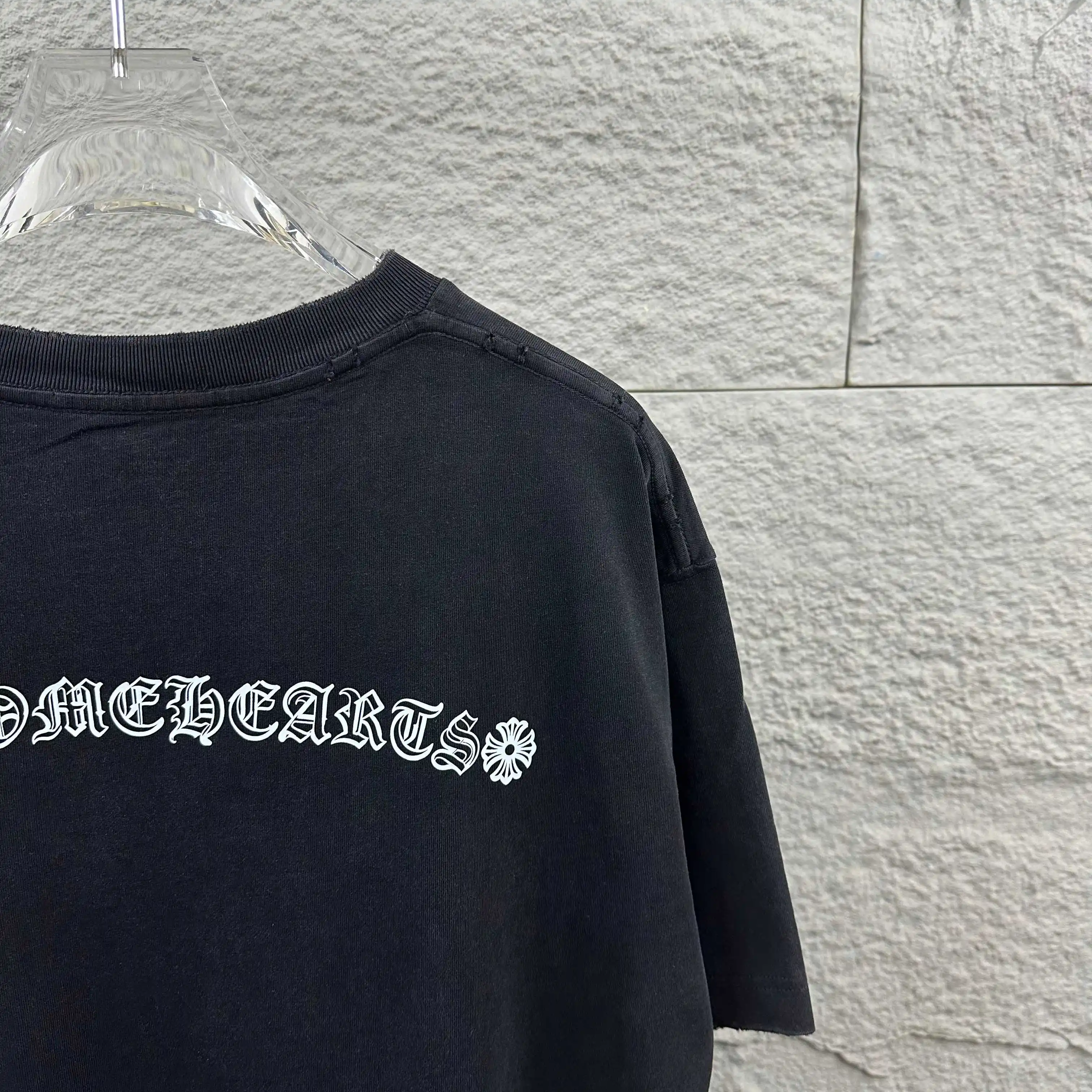 Embroidered Logo Washed Cotton T-Shirt D14519628 — view 6