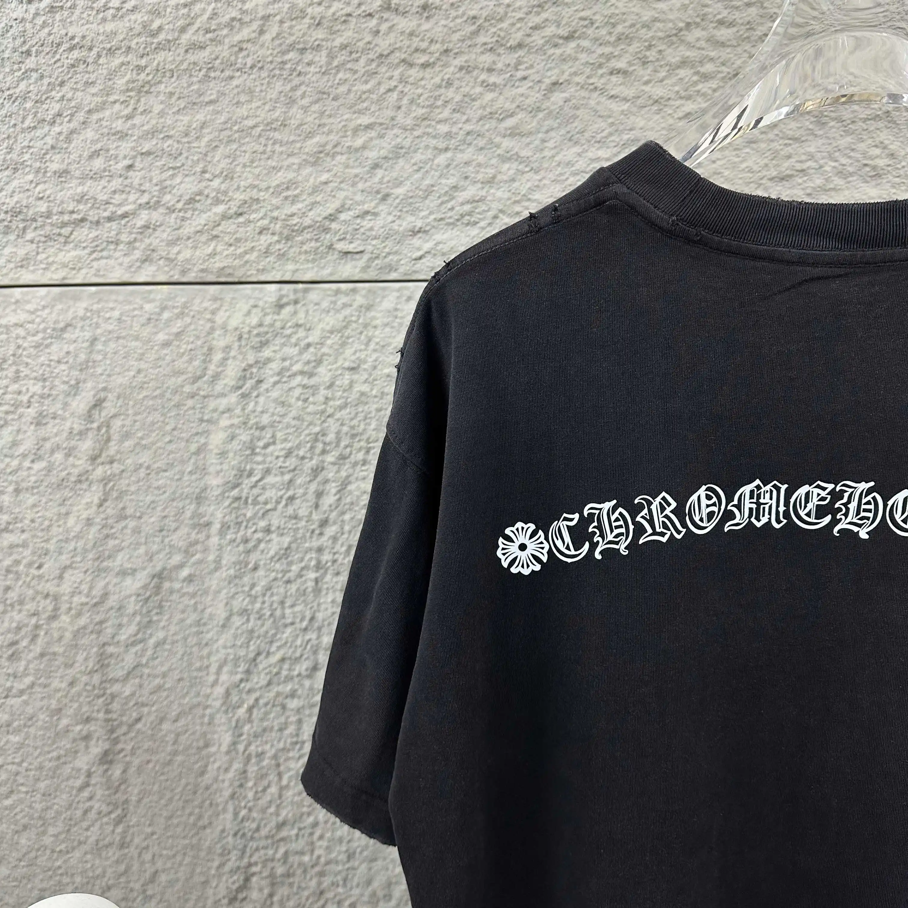 Embroidered Logo Washed Cotton T-Shirt D14519628 — view 7