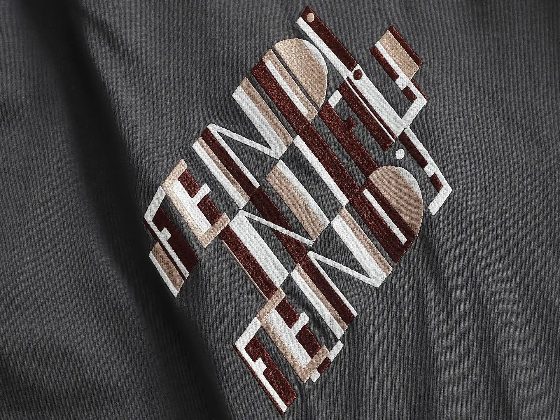 Logo-Embroidered Cotton-Jersey T-Shirt D14514415 — view 3