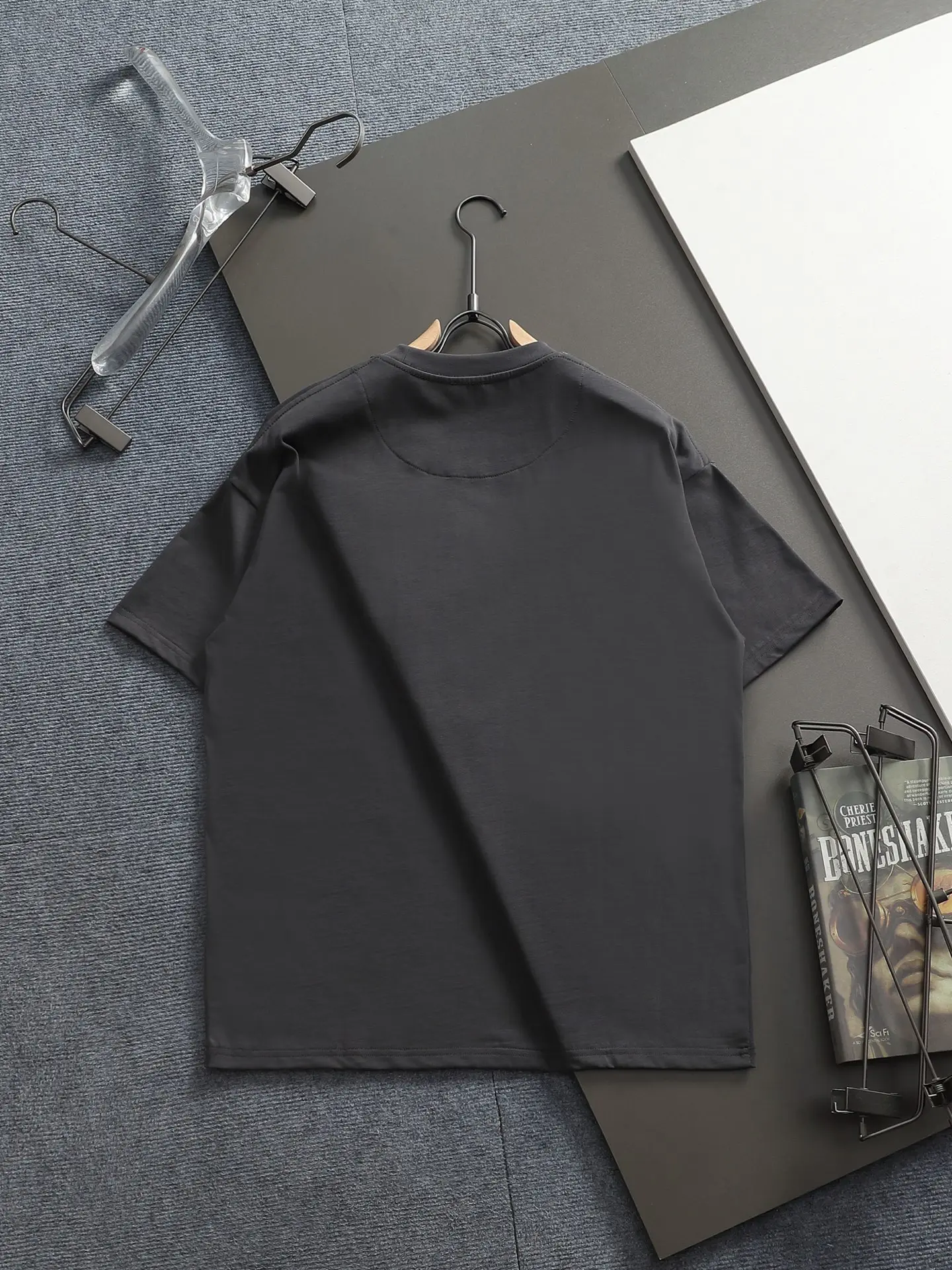 Logo-Embroidered Cotton-Jersey T-Shirt D14514415 — view 11