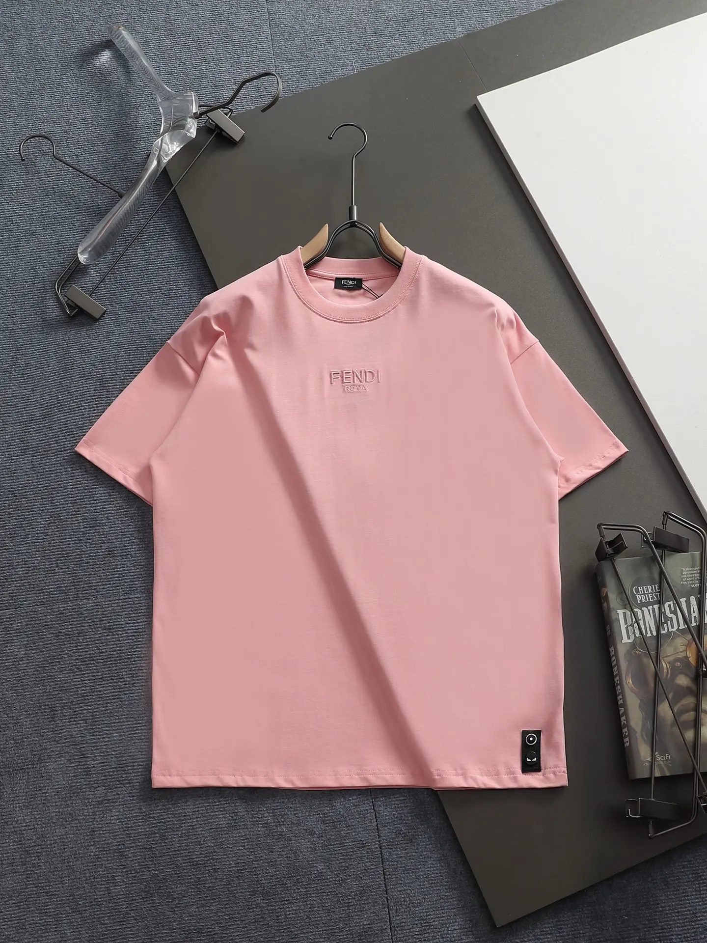 Logo-Embroidered Cotton-Jersey T-Shirt D14514627