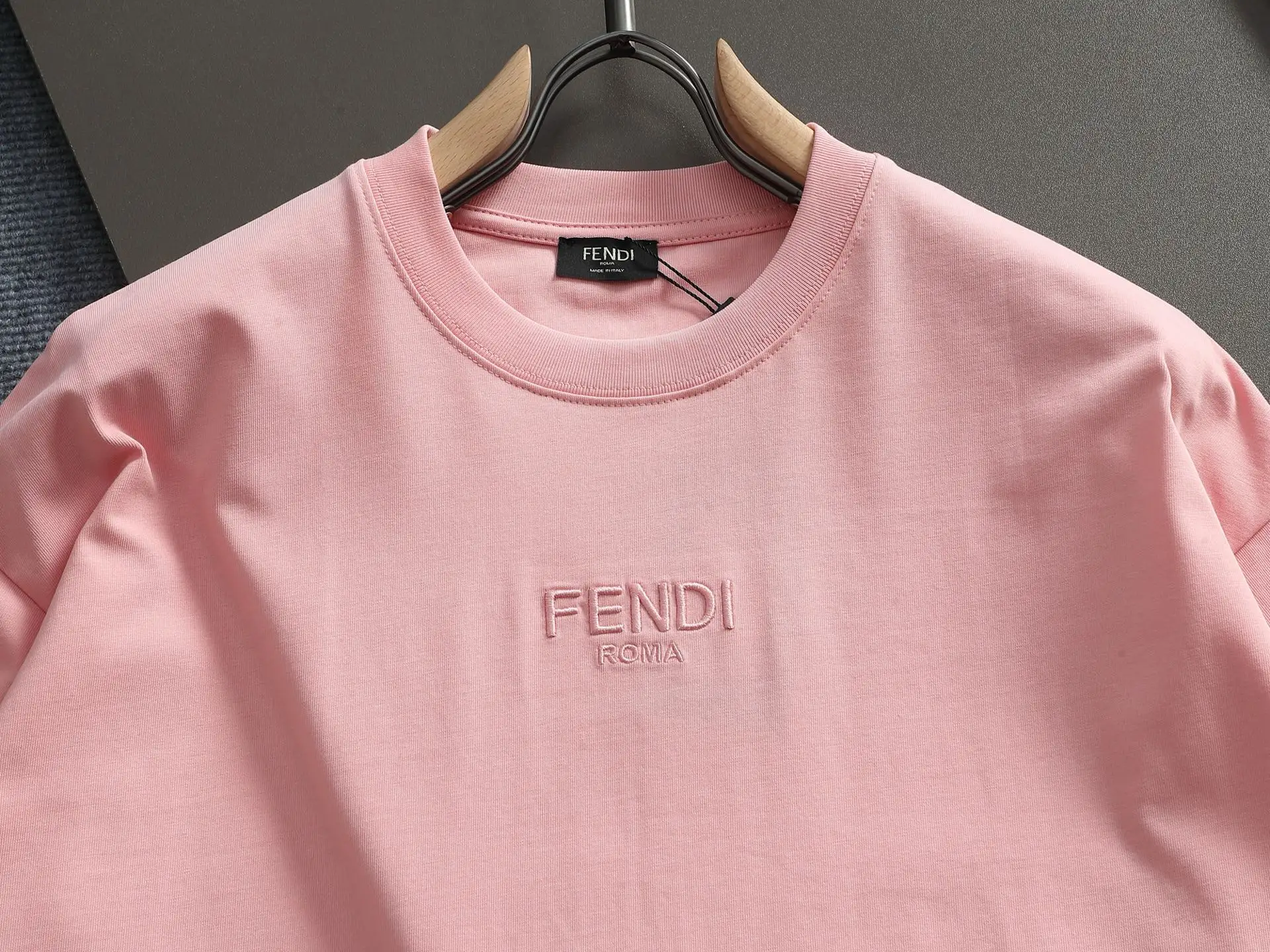 Logo-Embroidered Cotton-Jersey T-Shirt D14514627 — view 2