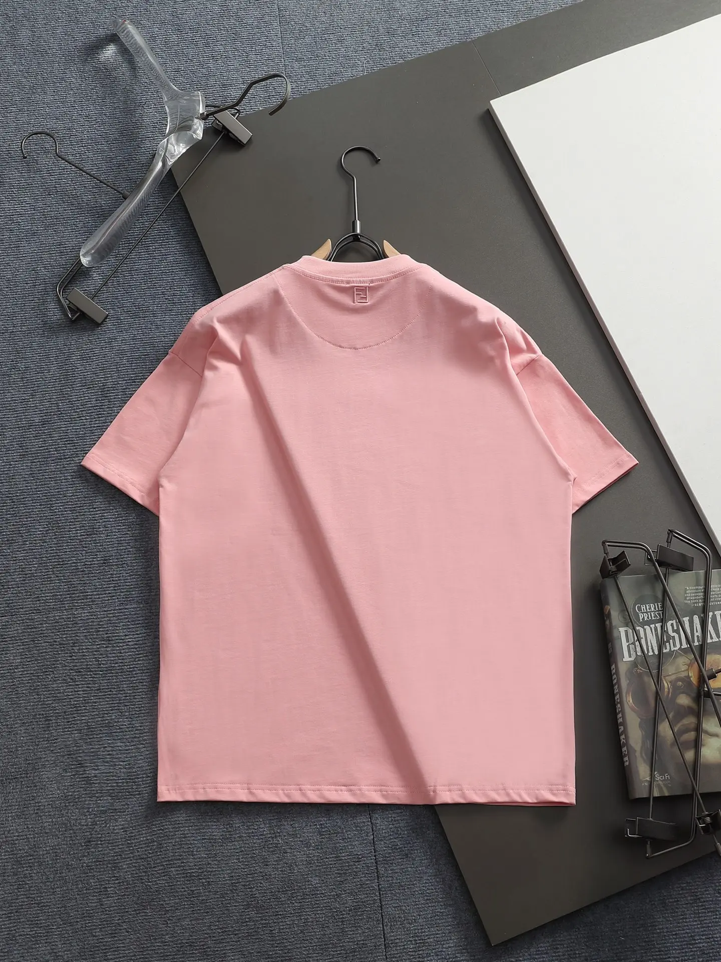 Logo-Embroidered Cotton-Jersey T-Shirt D14514627 — view 12