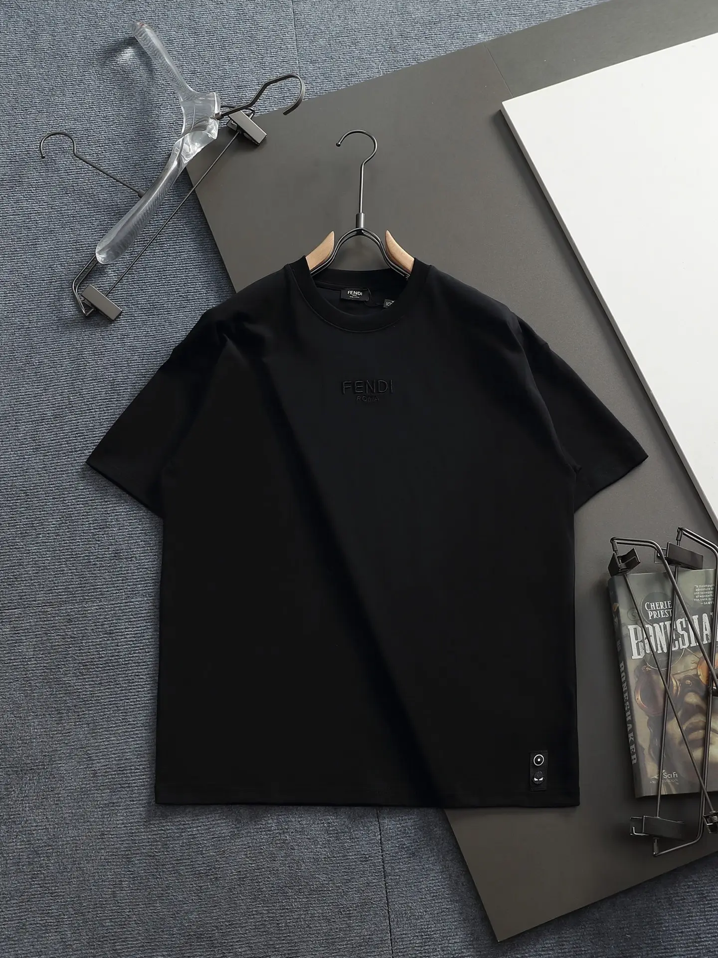 Logo-Embroidered Cotton-Jersey T-Shirt D14514625