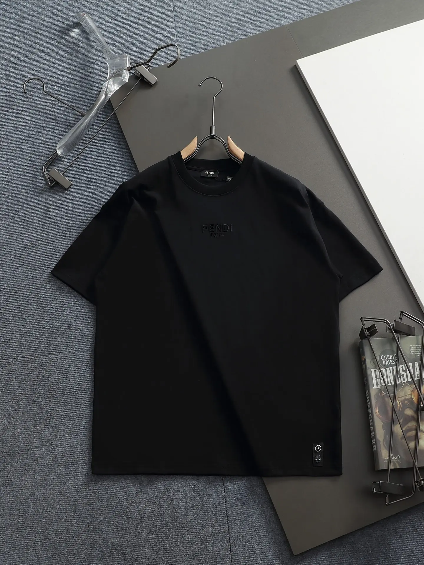 Logo-Embroidered Cotton-Jersey T-Shirt D14514625