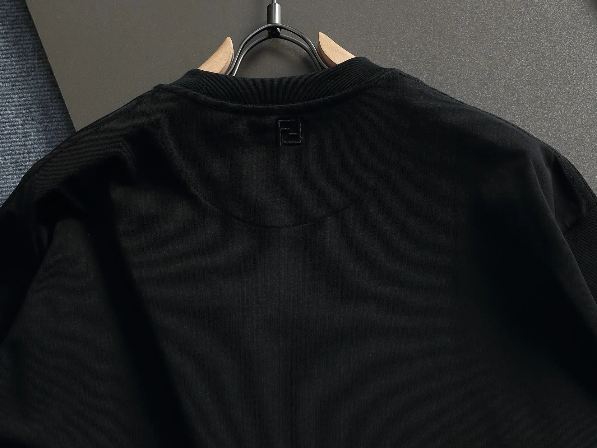 Logo-Embroidered Cotton-Jersey T-Shirt D14514625 — view 11