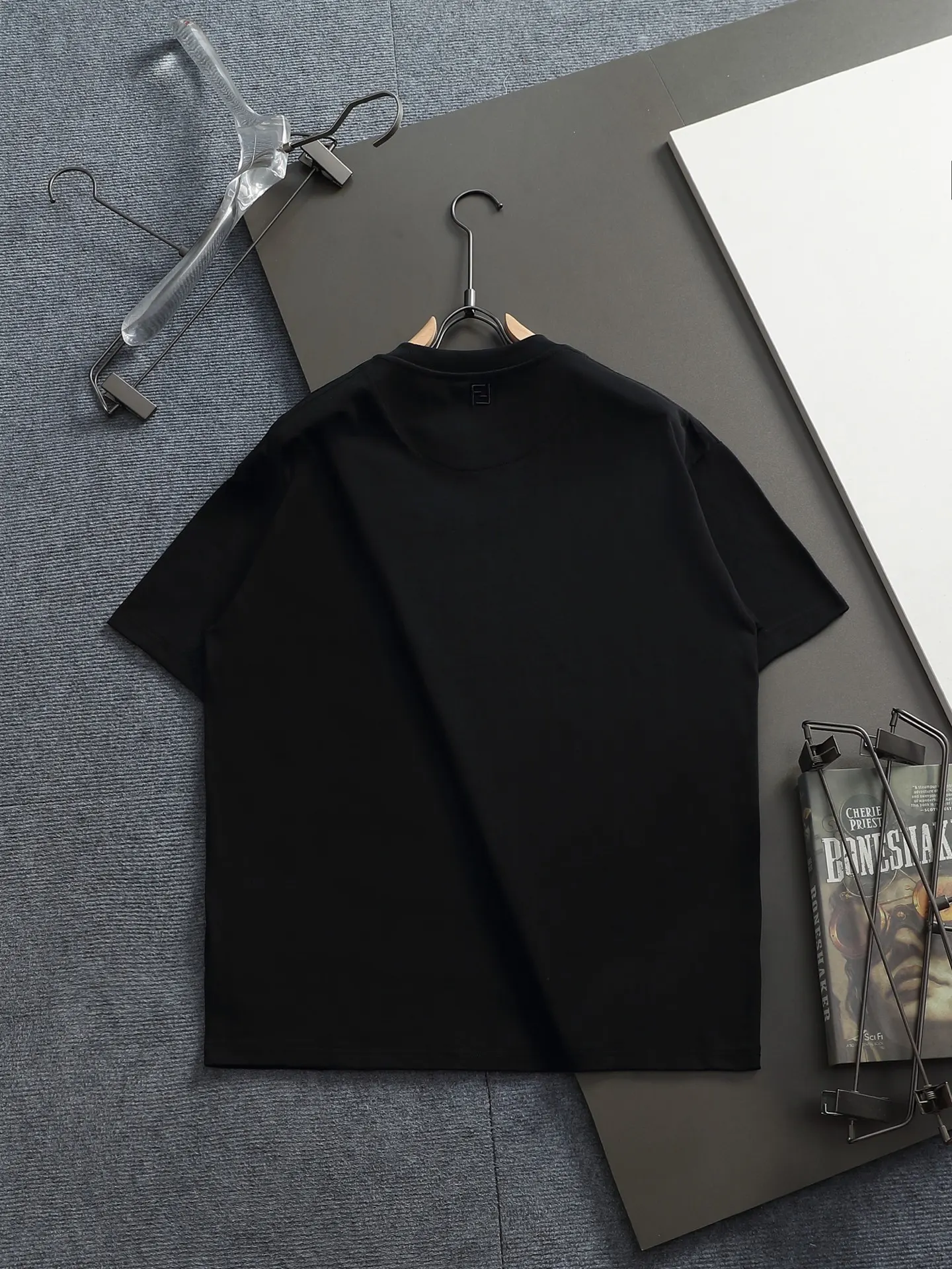 Logo-Embroidered Cotton-Jersey T-Shirt D14514625 — view 12