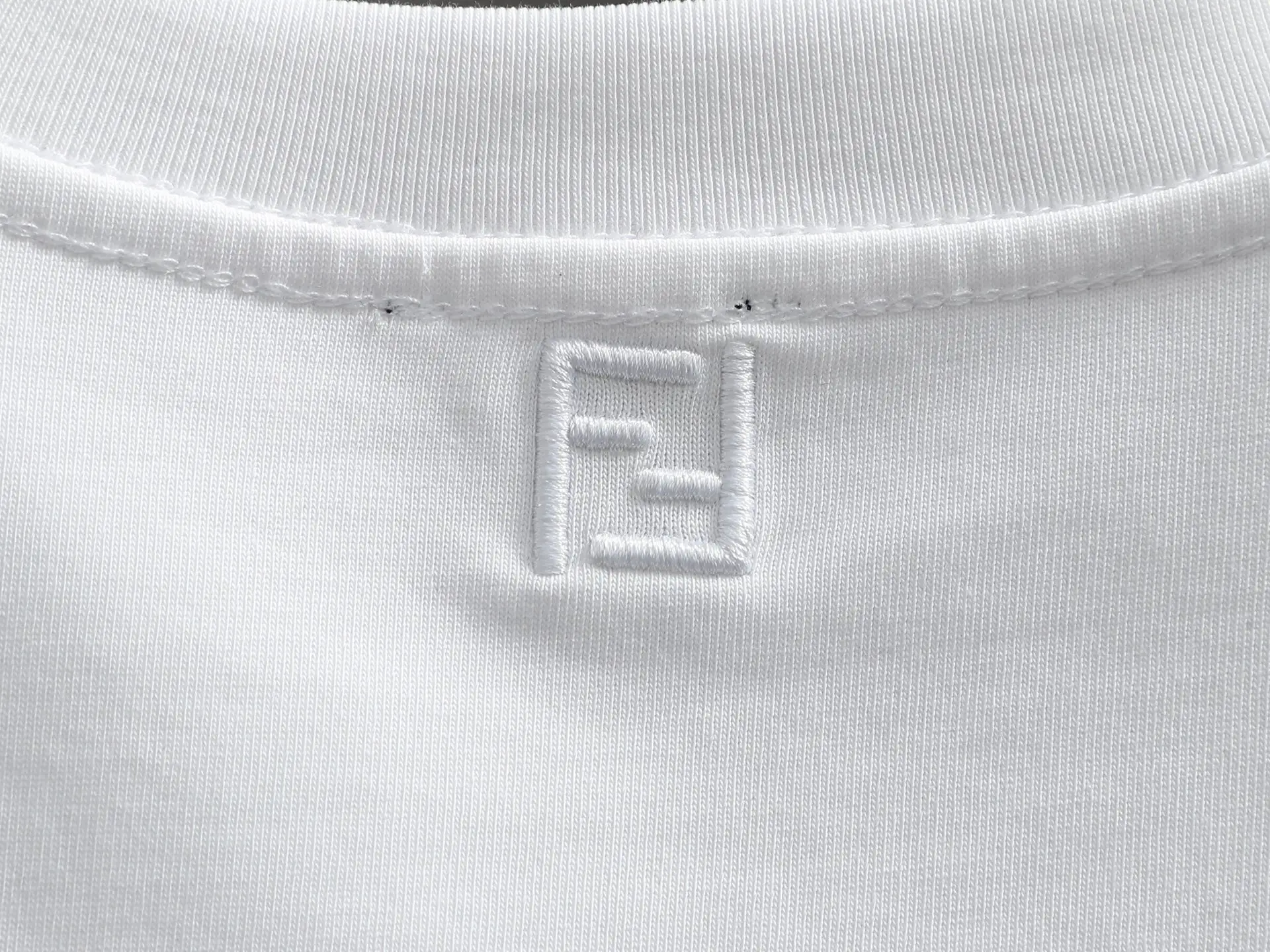 Logo-Embroidered Cotton-Jersey T-Shirt D14514626 — view 11