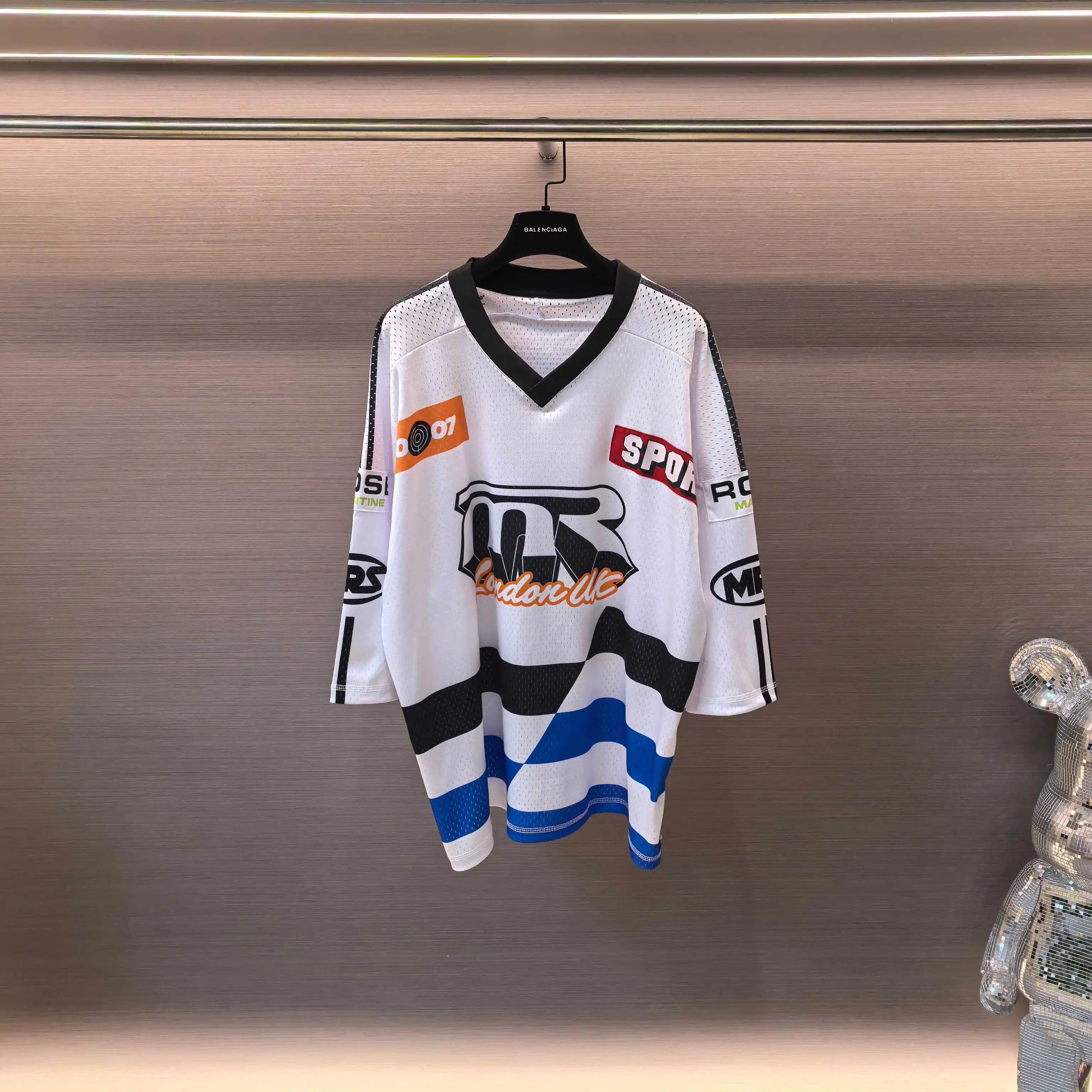 Martine Rose Oversized Striped Football Jersey D14523789