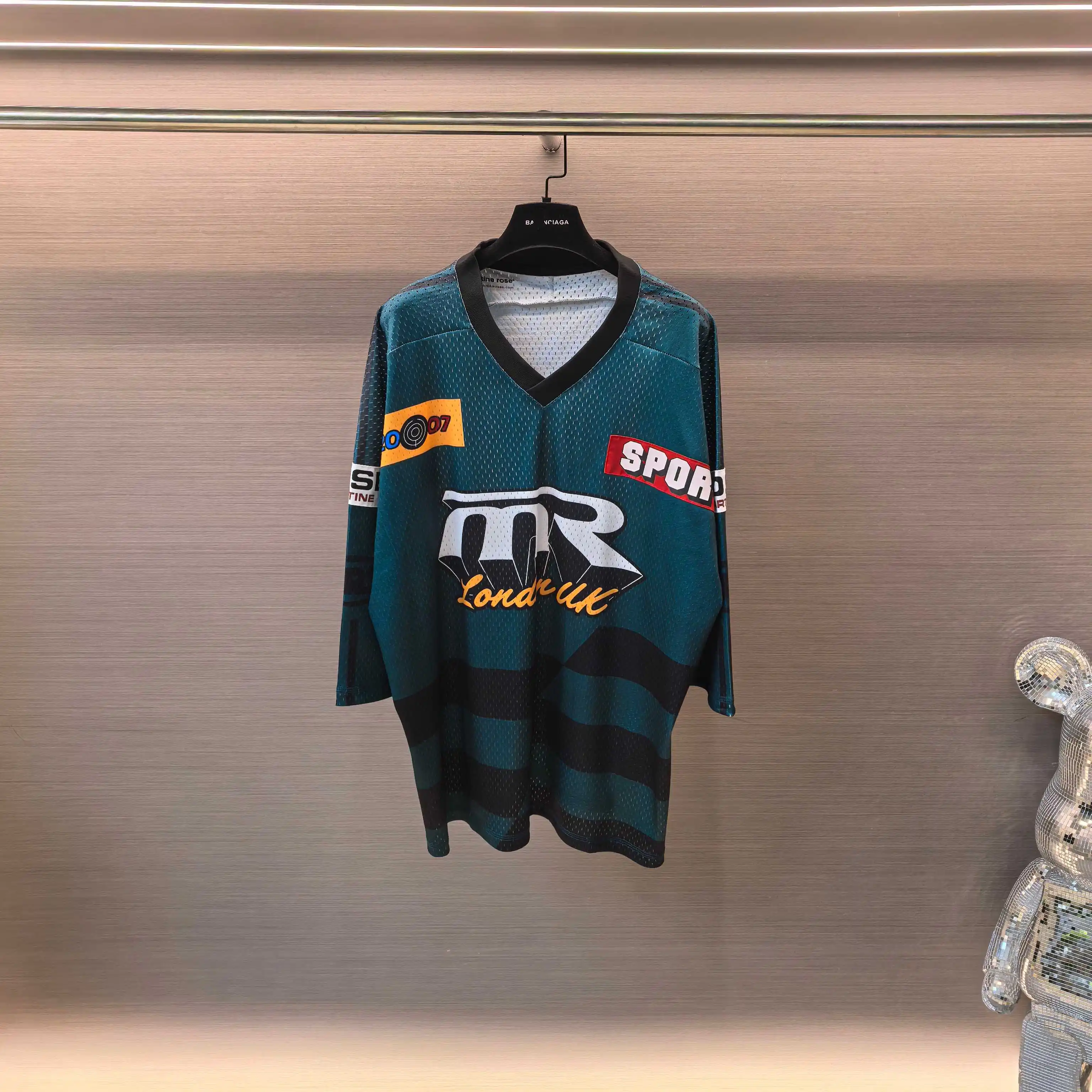 Martine Rose Oversized Striped Football Jersey D14523792
