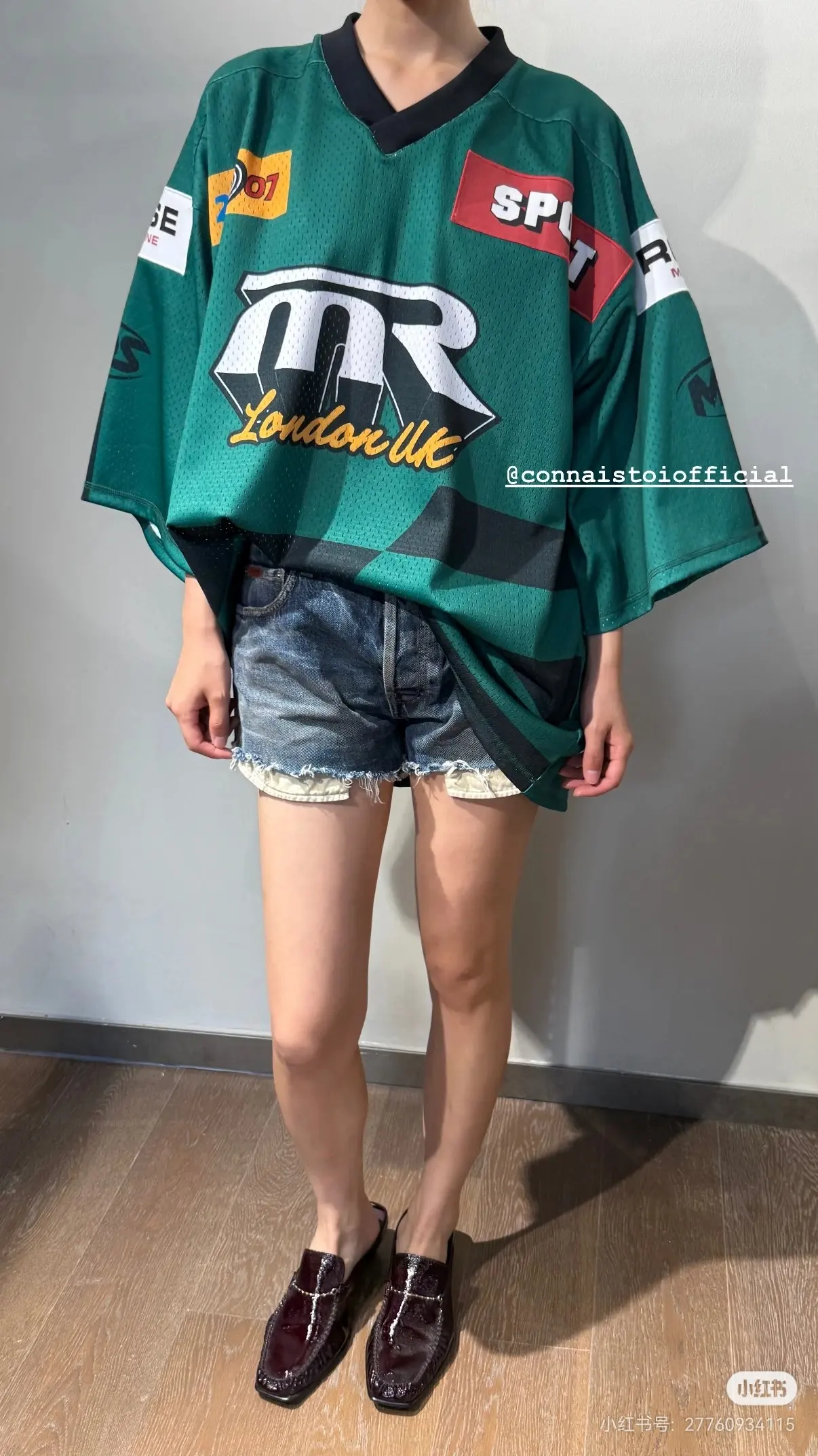 Martine Rose Oversized Graphic Mesh Football Jersey D14523793 — view 5