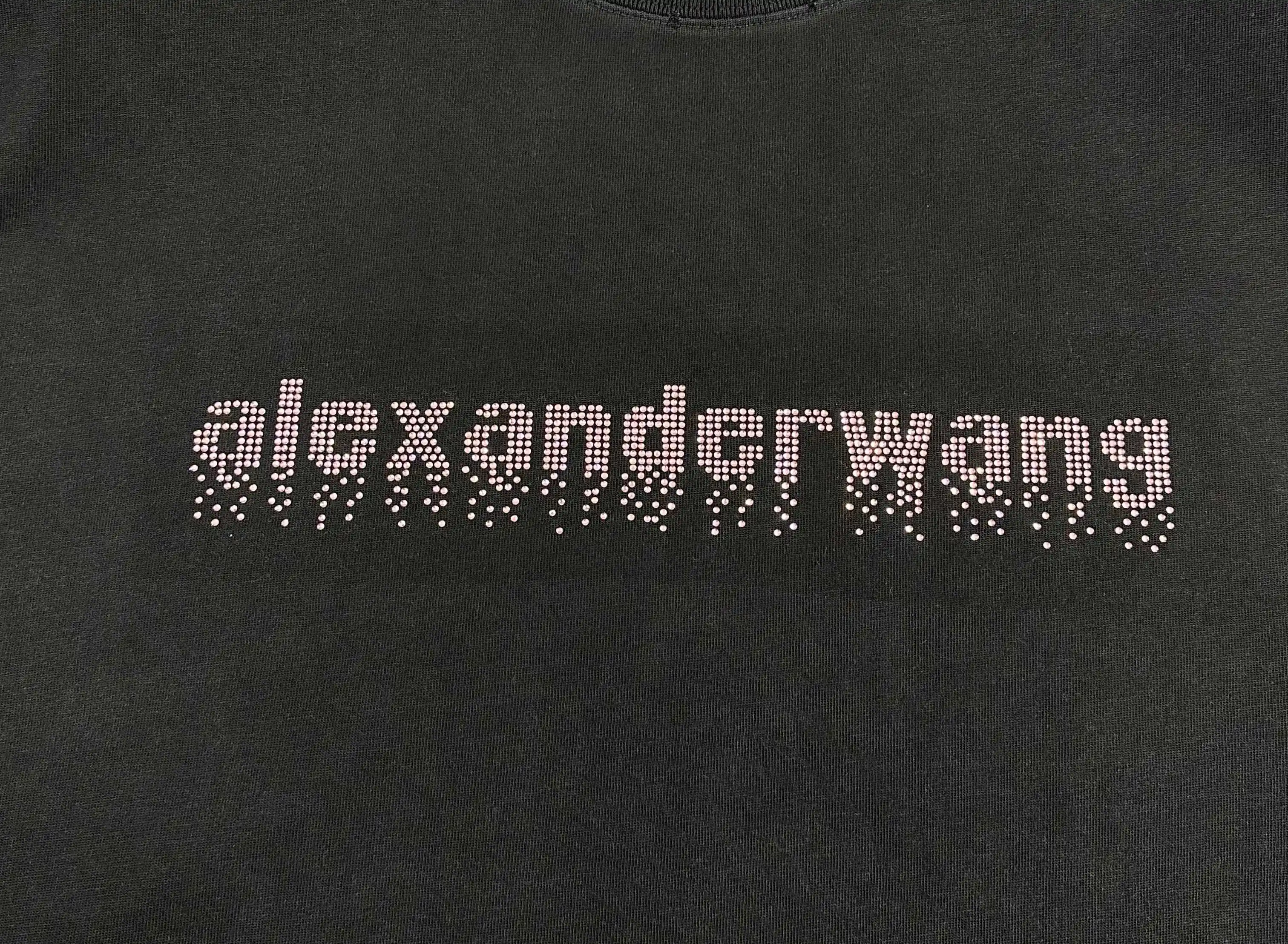Hot-Fix Logo Distressed Cotton T-Shirt D14512497 — view 9