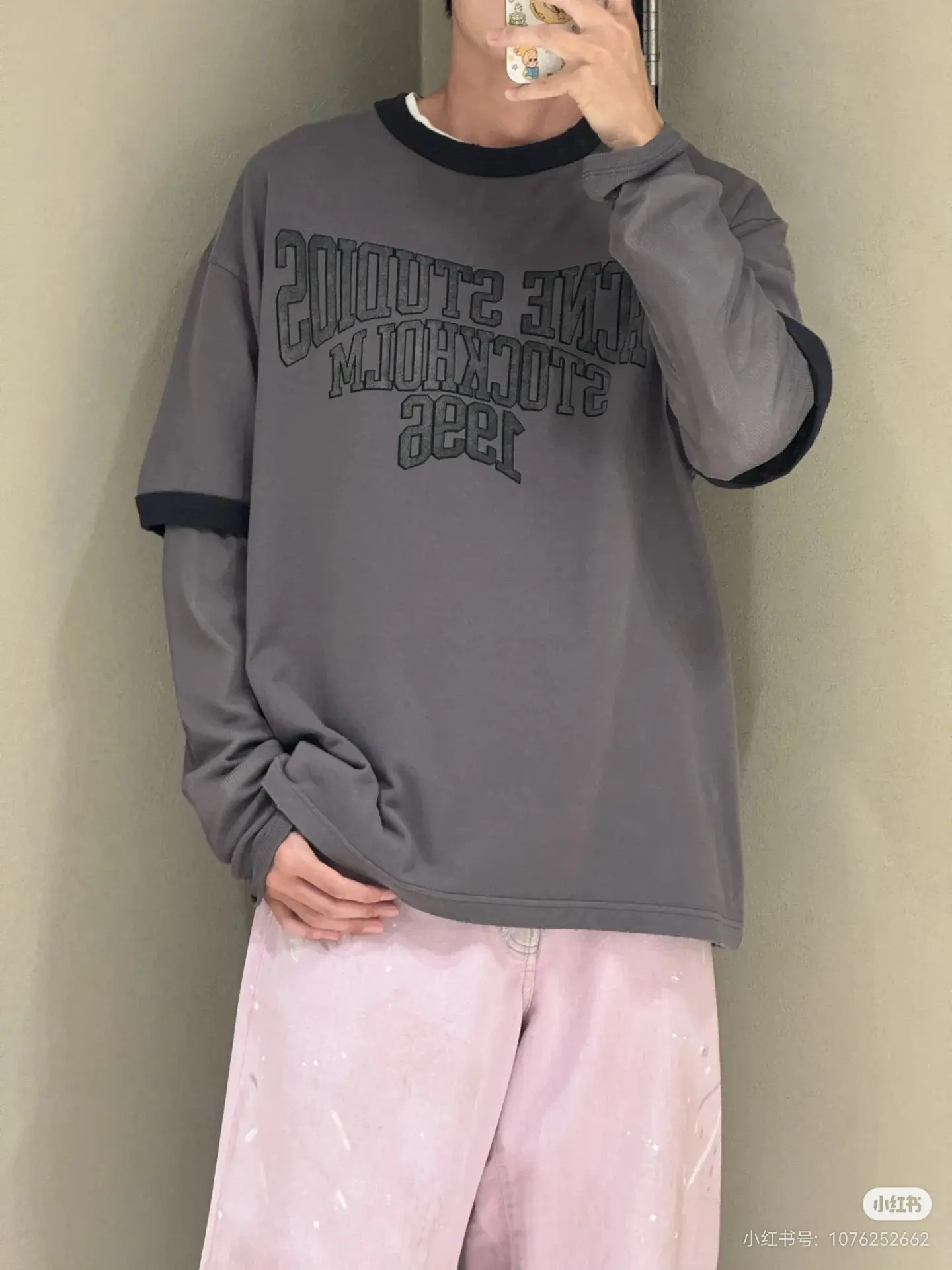Acne Studios Layered Long-Sleeve Logo T-Shirt D15023743