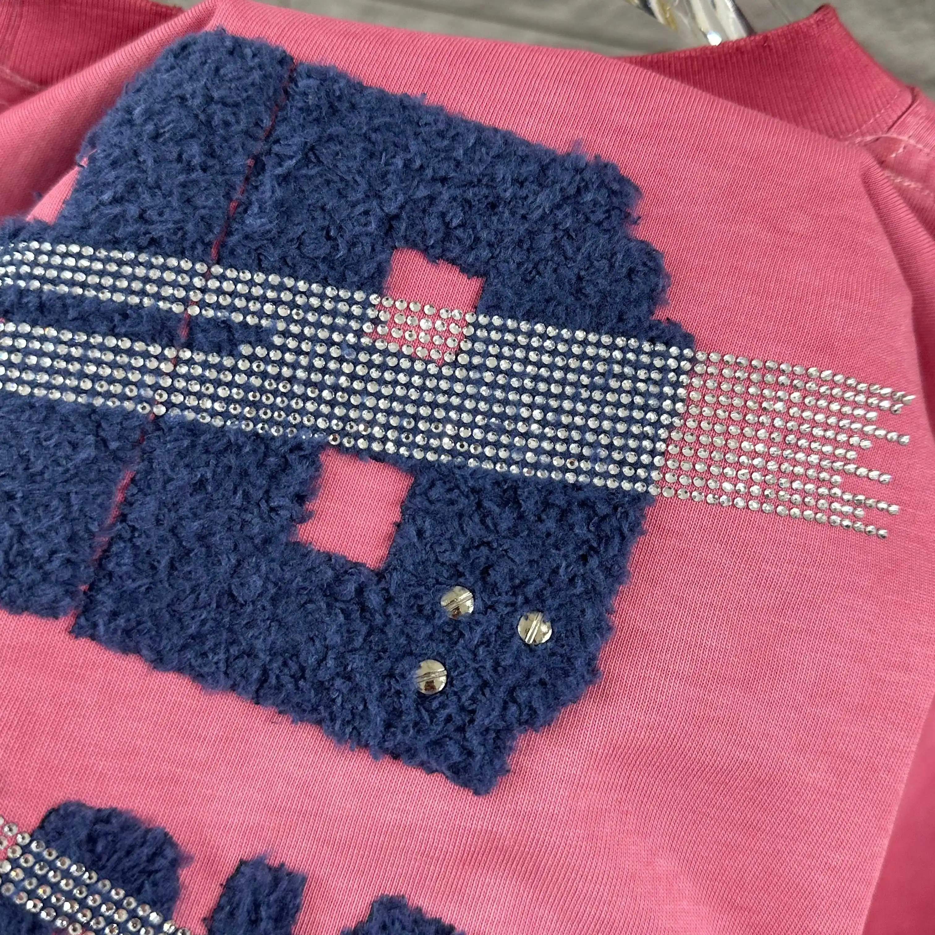 Distressed Logo Appliqué Cotton T-Shirt D15012475 — view 5